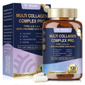 18-in-1 Collagen Pro with Hyaluronic Acid, Keratin, Biotin, VIT A C & E for Skin, Hair, Nails, Joint & Beauty - Multi Collagen Peptides Capsules