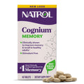Natrol Cognium Memory, Brain Health Supplements for Adults, Brain Memory Supplements, Enhances Mental Agility in Healthy Adults,