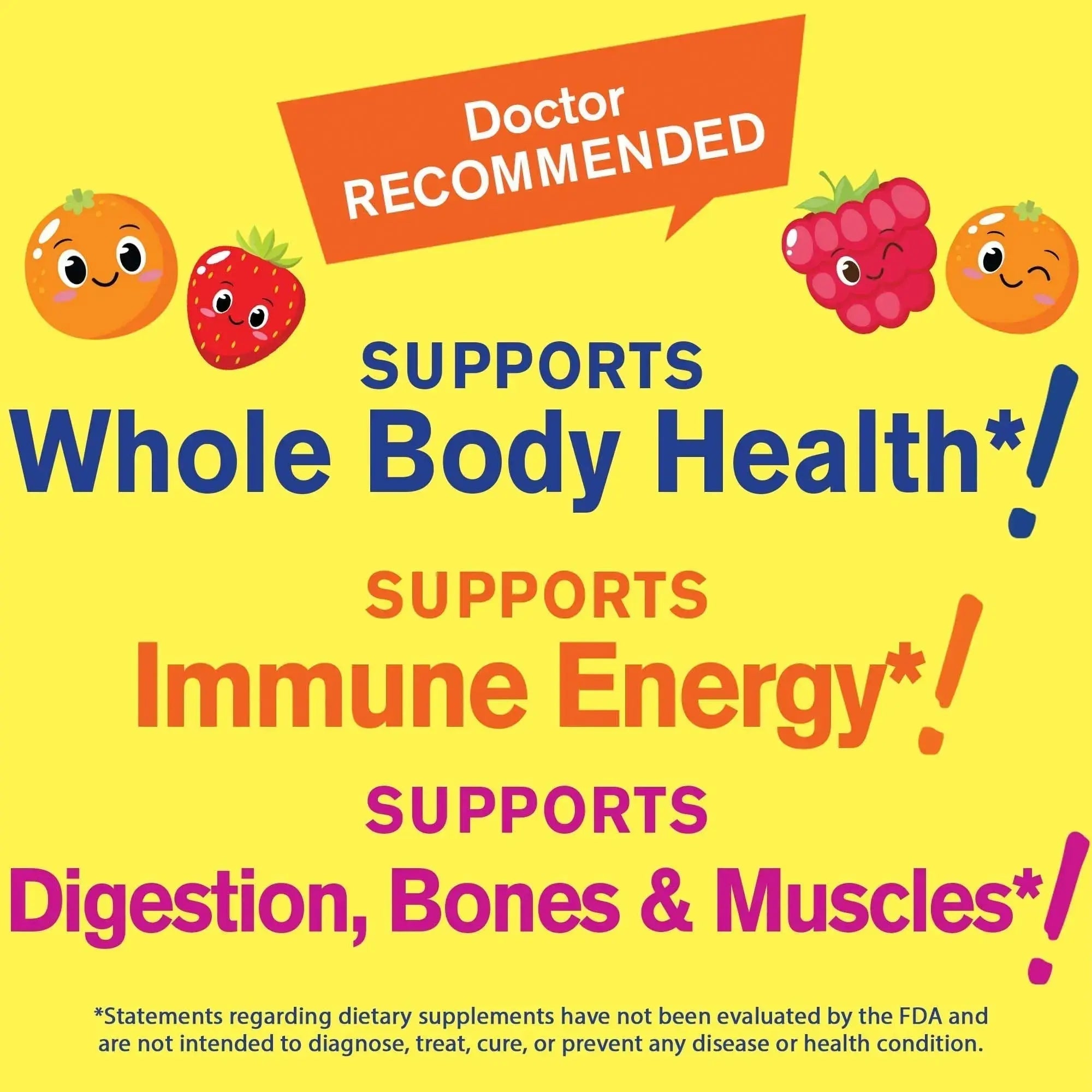 WellYeah Kids Multivitamin Gummies | Vitamin C, D3, E, A, B6, B12, Biotin, Zinc, Folic Acid, Iodine, and Niacin | Immune and Energy Support WellYeah Au supplements