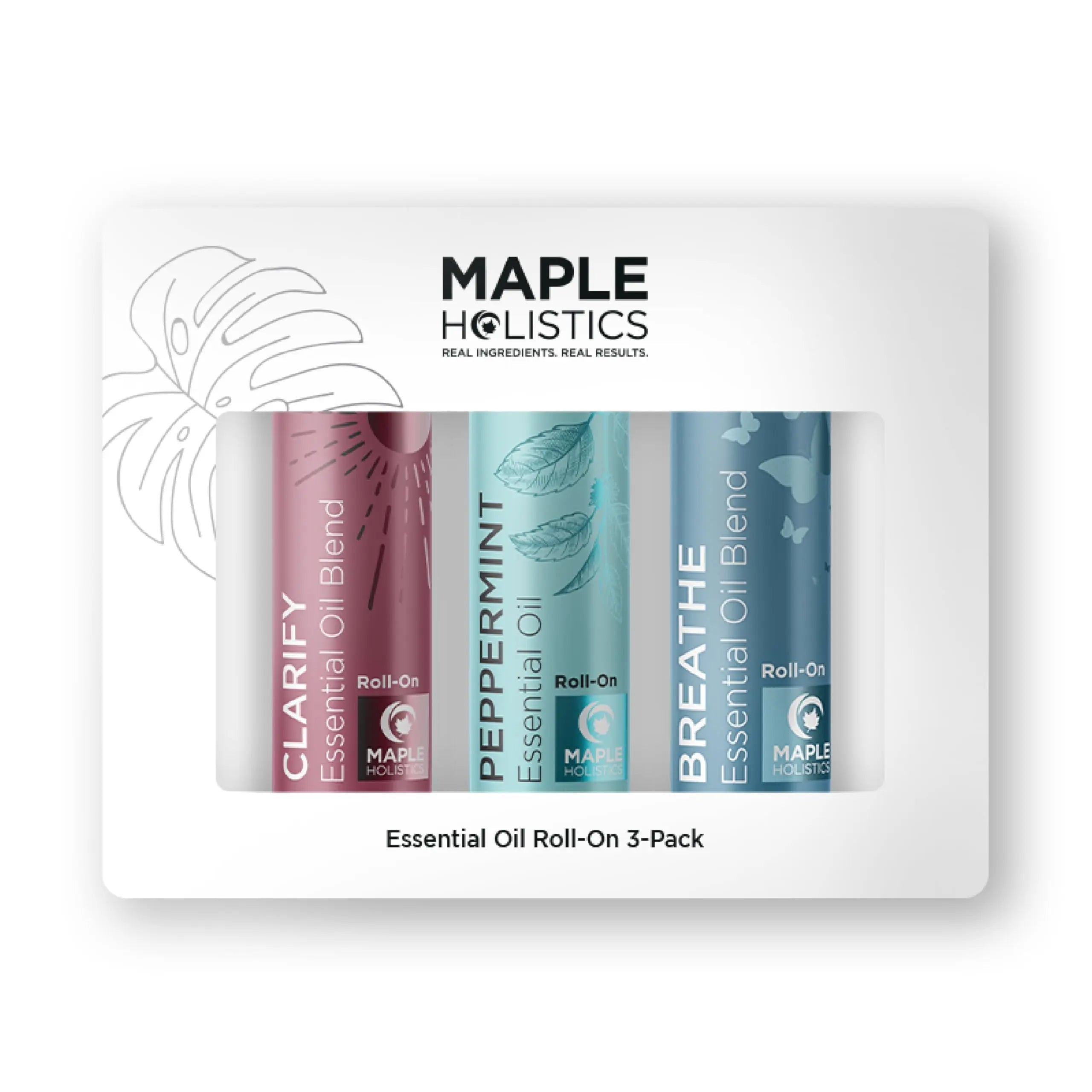 Headache Roll on Essential Oils - Aromatherapy Essential Oils Sets Variety Pack with Peppermint Clarify Maple Holistics Au supplements