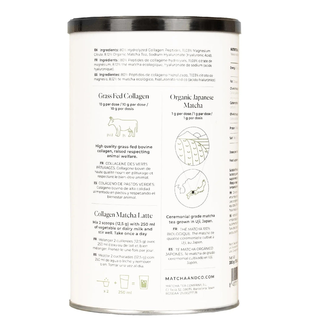 Collagen with Magnesium, Matcha Tea and Hyaluronic Acid. Joints, skin and nails Matcha & CO Au supplements