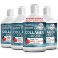 4 Pack Marine Collagen 2.2 Liquid 10000mg Sugar Free Ready to Drink Berry Flavour Best4Group Au supplements