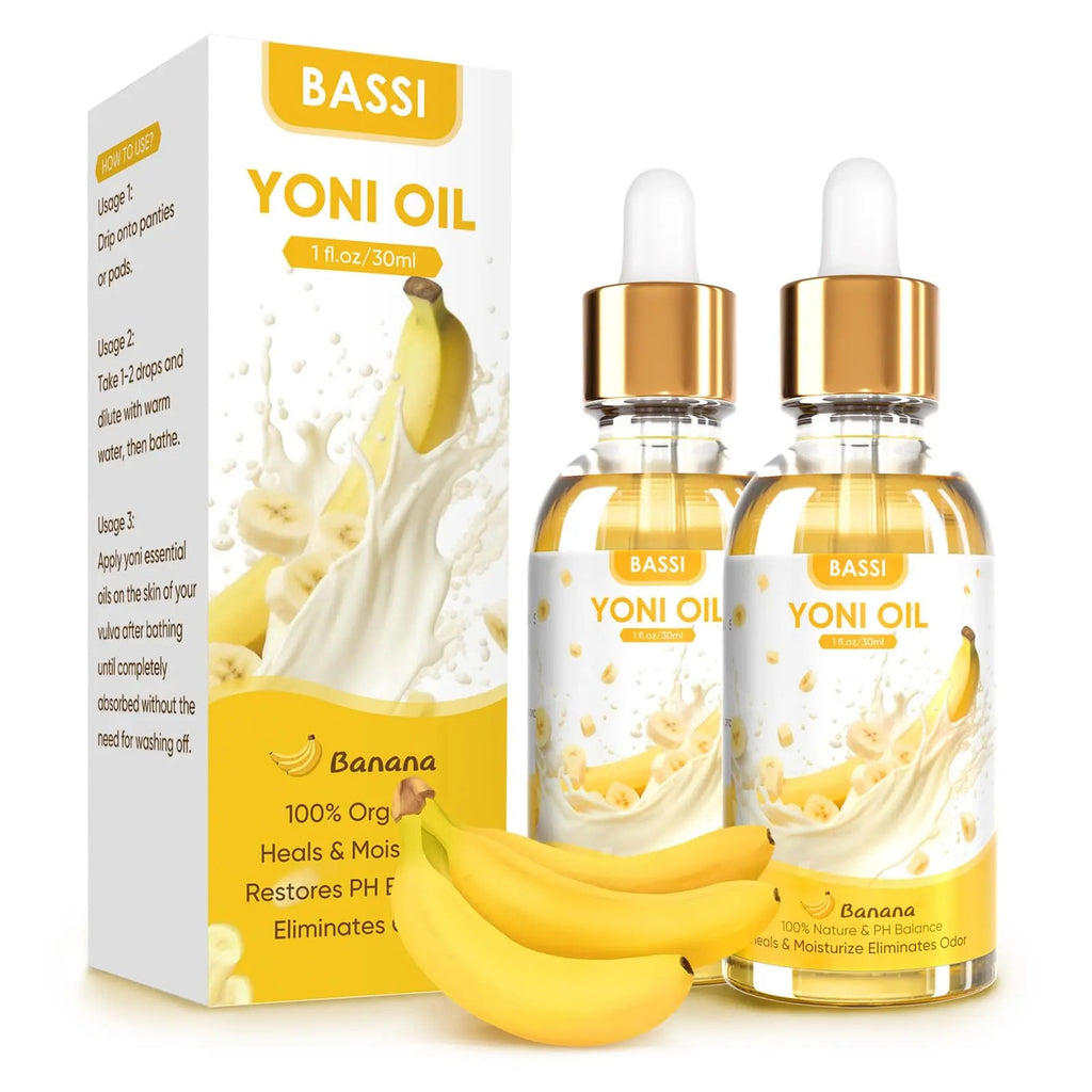 2PCS Yoni Oil Organic Feminine Oil Vaginal Moisturizer - Ph Balance for Women - Feminine Deodorant BASSI Au supplements
