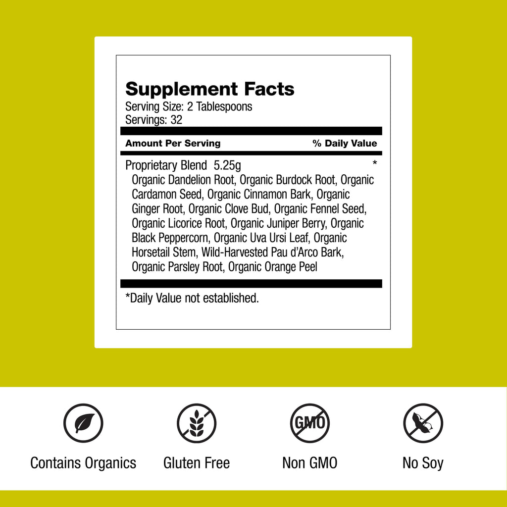 Dr. Schulze's Detox Tea - Gentle Cleansing Tea for Digestive Health - Inner Body Refresh - Bowel Support - Natural, Plant-Based Ingredients - Gluten-Free & Vegan - 6 oz (32 Servings) - 2 Pack Dr. Schulze's Au supplements