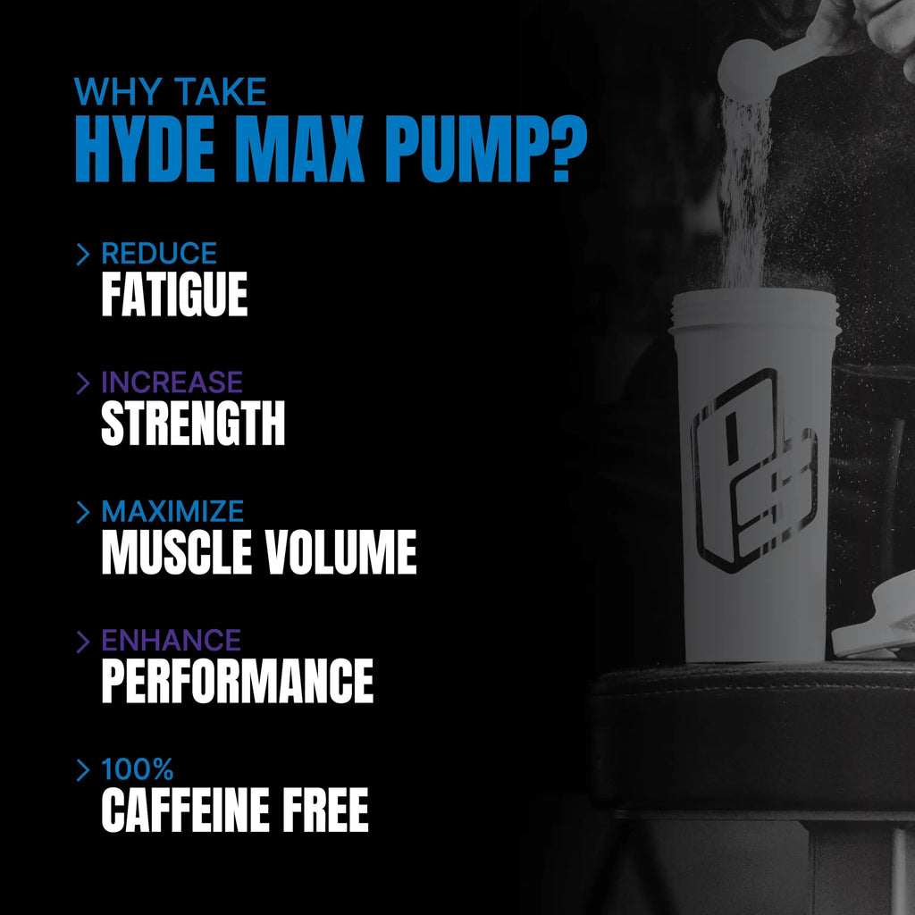PROSUPPS Hyde Max Pump Pre Workout for Men and Women - Nitric Oxide Supplement PROSUPPS Au supplements