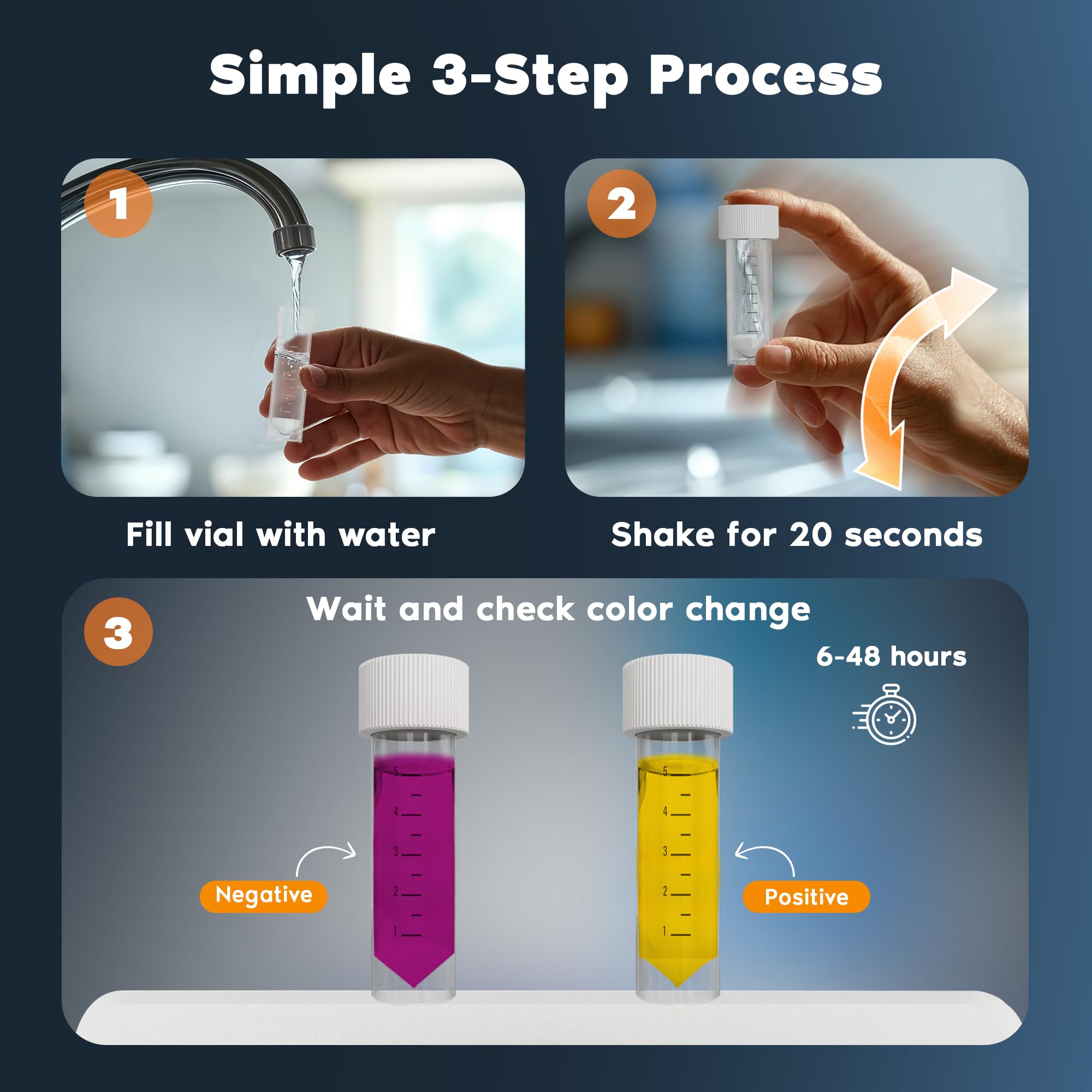 Watersafe® Bacteria Water Test Kit – USA-Made – Results as Fast as 6 Hours – Detects Coliform (Inc. E. coli) & Non-Coliform Bacteria in Drinking, Well & Tap Water – Lab-Quality Testing – 1 Pack Watersafe Au supplements