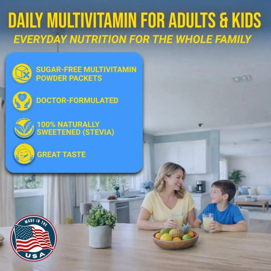 Dr. Price's Multivitamin for Women and Men | Tropical 30 Servings | Daily Supplement Powder with Vitamin C, B Complex & Minerals | Dr. Price's Vitamins Au supplements