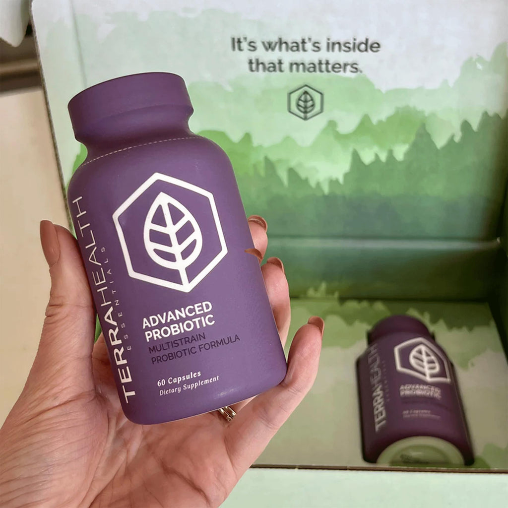 Terra Health Essentials Advanced Probiotics | 50 Billion CFU | Reduce Bloating & Gas, Immune Support | 30-Day Supply (60 Capsules) Terra Health Essentials Au supplements