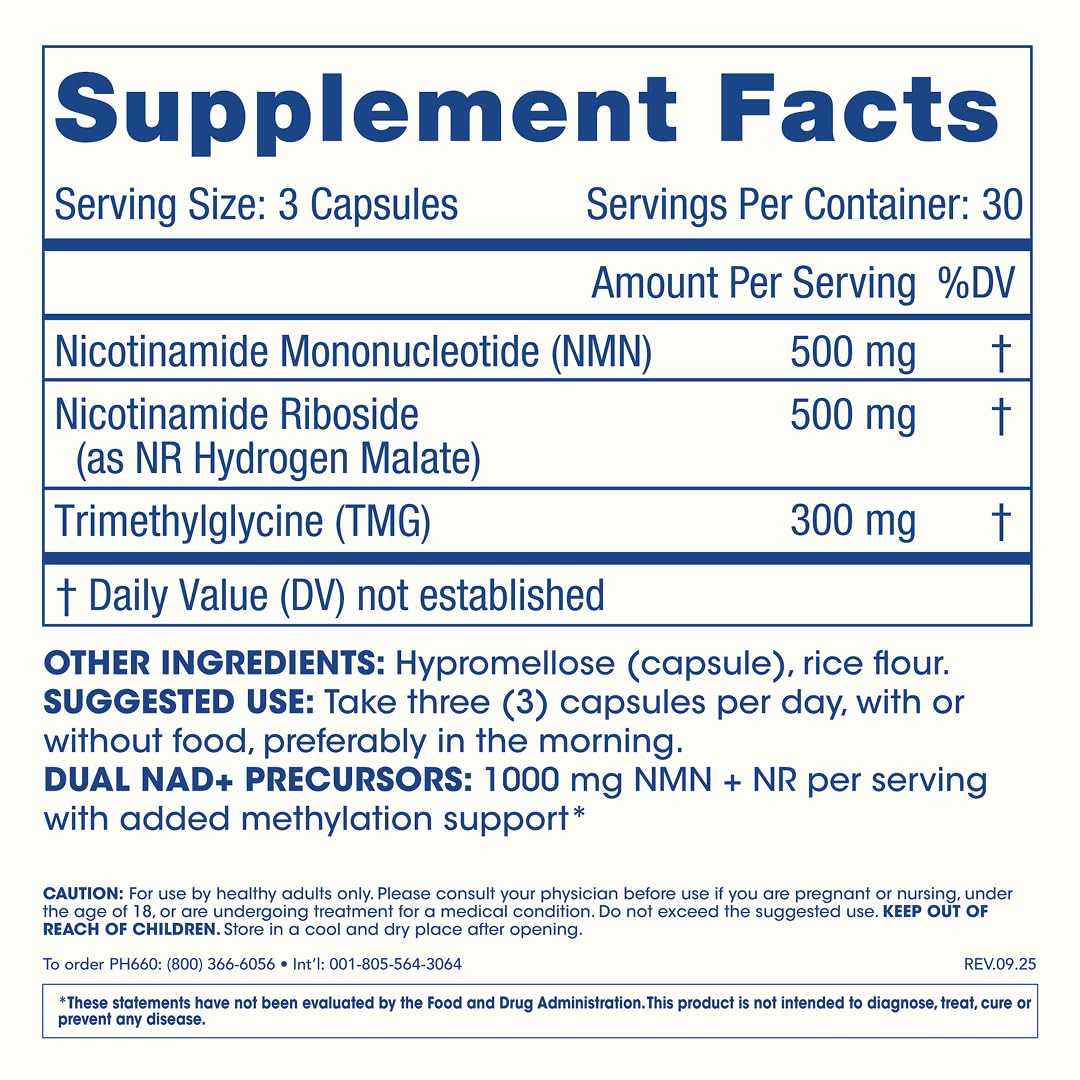 ProHealth NMNR Pro Synergy | 90 Capsules | Combined NMN and NR Formula | Triple Lab-Tested, USA GMP Manufactured ProHealth Au supplements