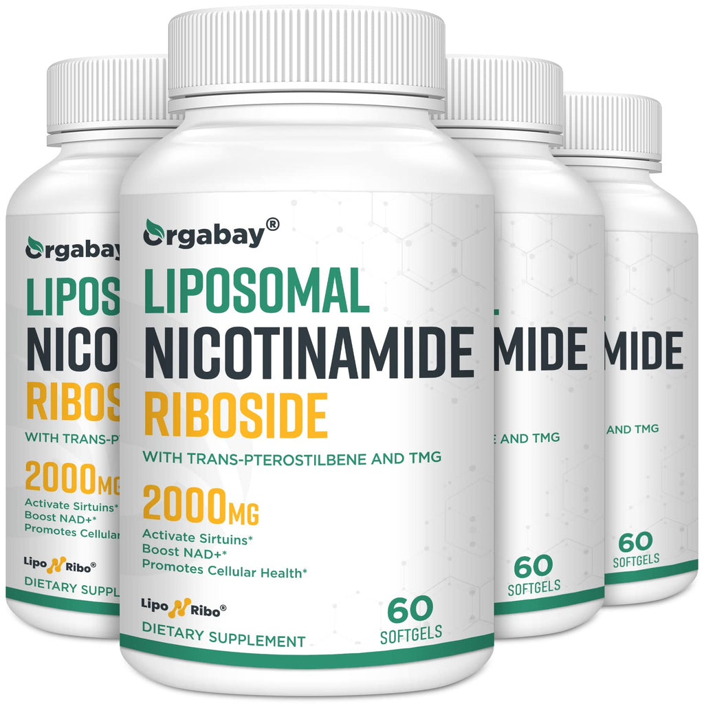 Liposomal Nicotinamide Riboside 2000 MG with TMG and Pterostilbene, Similar to NMN Supplements Boost NAD+, Support Healthy Aging, 240 Count Orgabay Au supplements