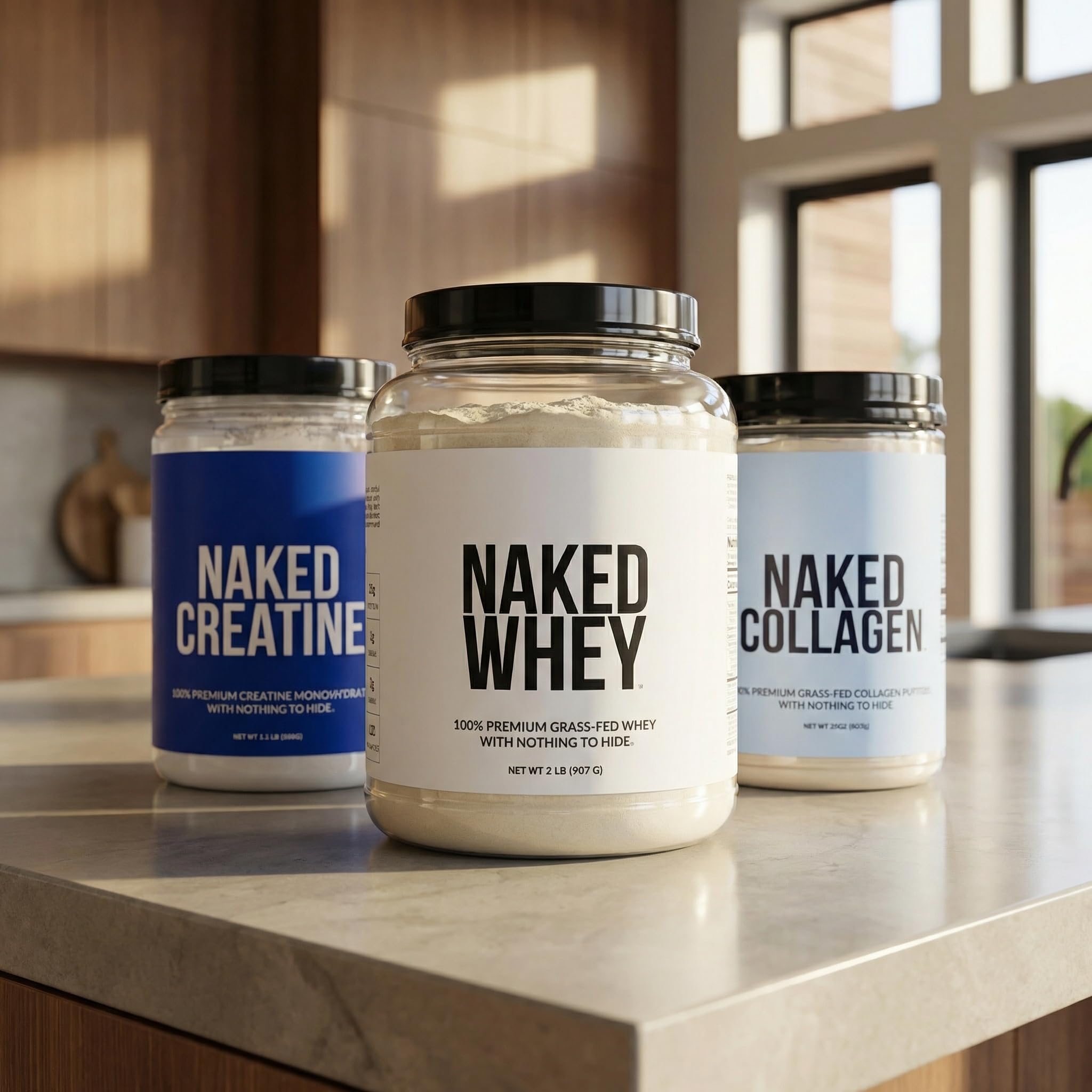 NAKED Pure Micronized Creatine Monohydrate Powder - NSF Certified, Unflavored, 500g, 1.1lb Bulk - Vegan, Non-GMO, Gluten-Free, Soy-Free