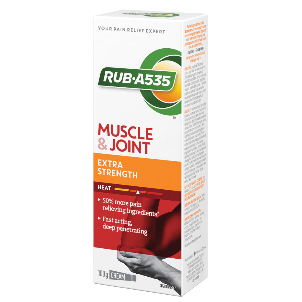 RUB A535 EXTRA STRENGTH CREAM For Relief of Arthritis, Rheumatic Pain, Muscle Pain, Joint & Back Pain 100 g Rub A535 Au supplements