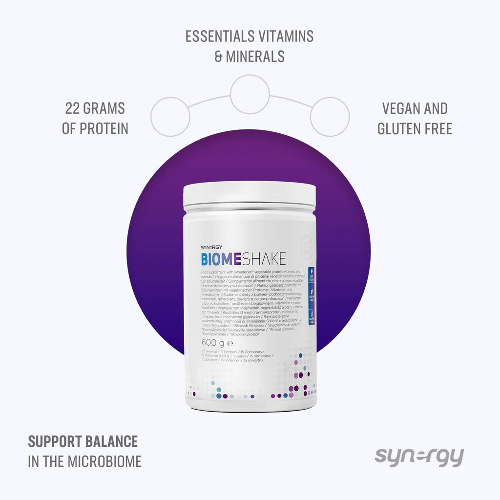 Synergy Worldwide Biome Shake 600 g | 22g Protein Powder Supplement | High in nutrients, Vitamins and Minerals Synergy Worldwide Au supplements