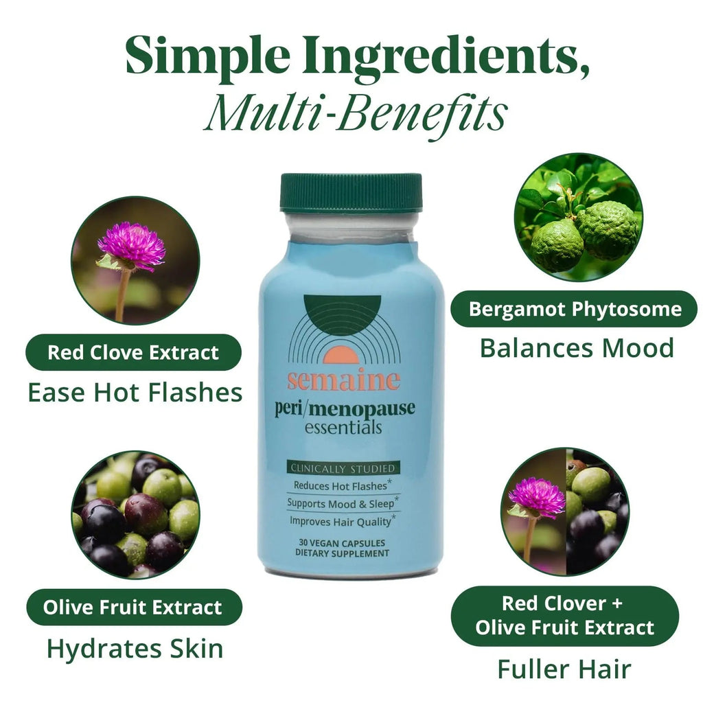 Advanced Menopause Relief Supplement for Women - Promotes Mood, Reduces Hot Flashes Semaine Au supplements