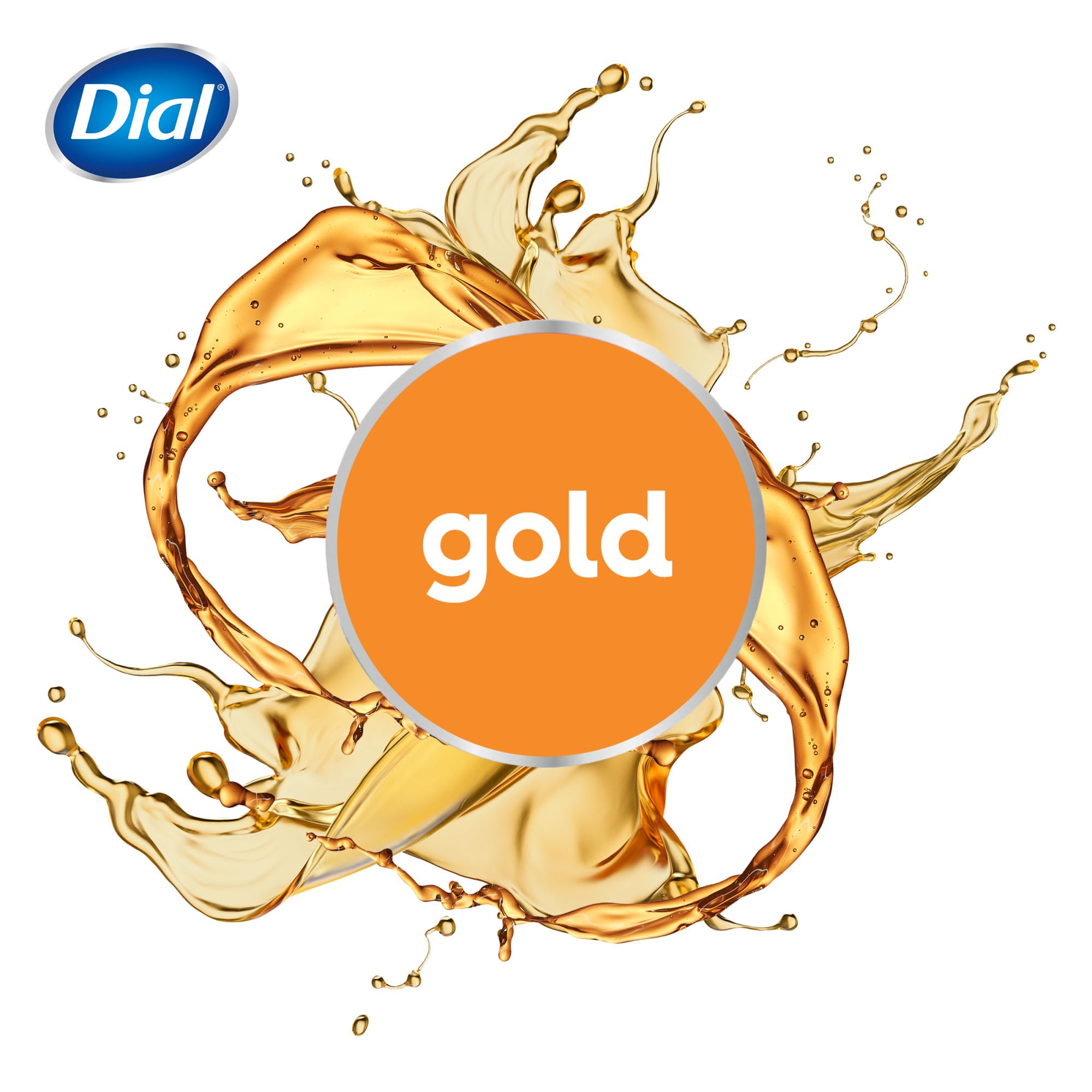 Dial Antibacterial Deodorant Bar Soap, Advanced Clean Gold, 4 Oz, 32 Bars, Round the Clock Odor Protection