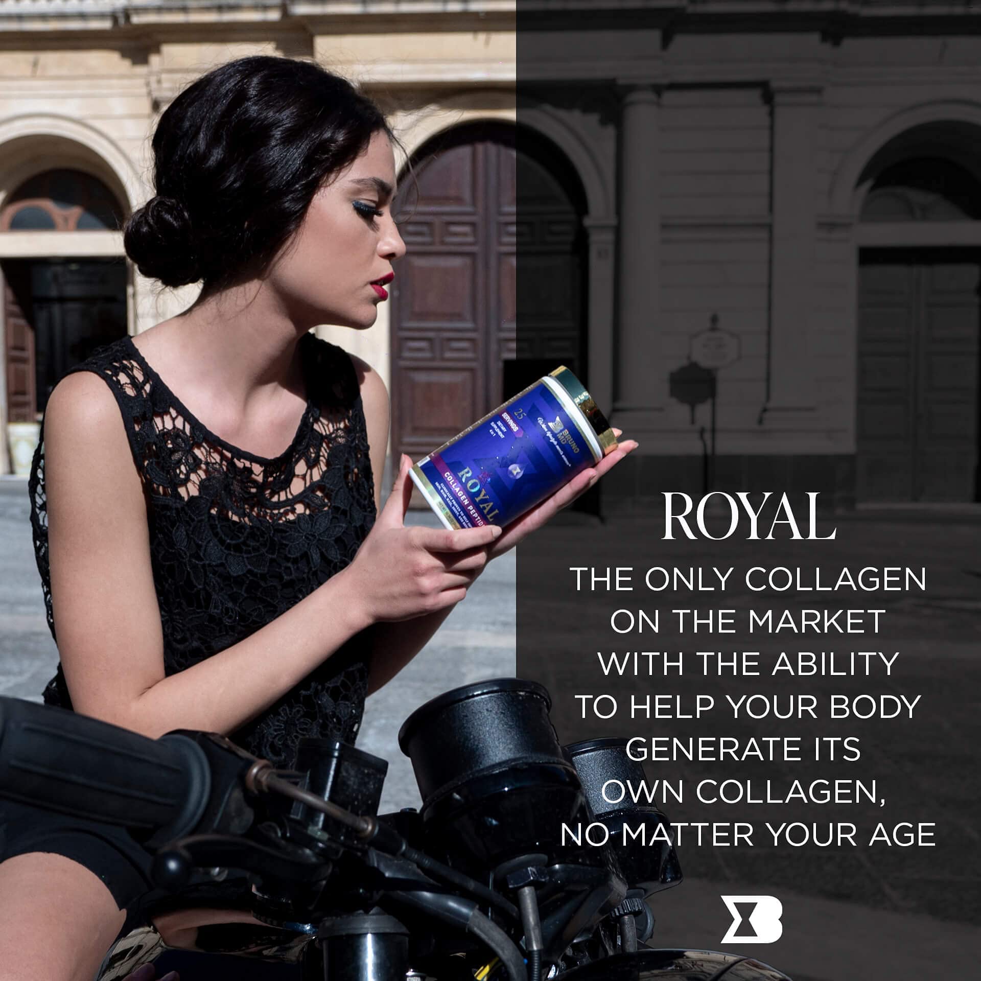 Bruno MD Royal Collagen Peptides, Clinically proven, Dietary Supplement, Improves Skin & Cellulite, European Sourced, Improves the Look of Hair & Nails, Blended with Vitamin C, Bone & Joint Supplement BRUNO MD Au supplements