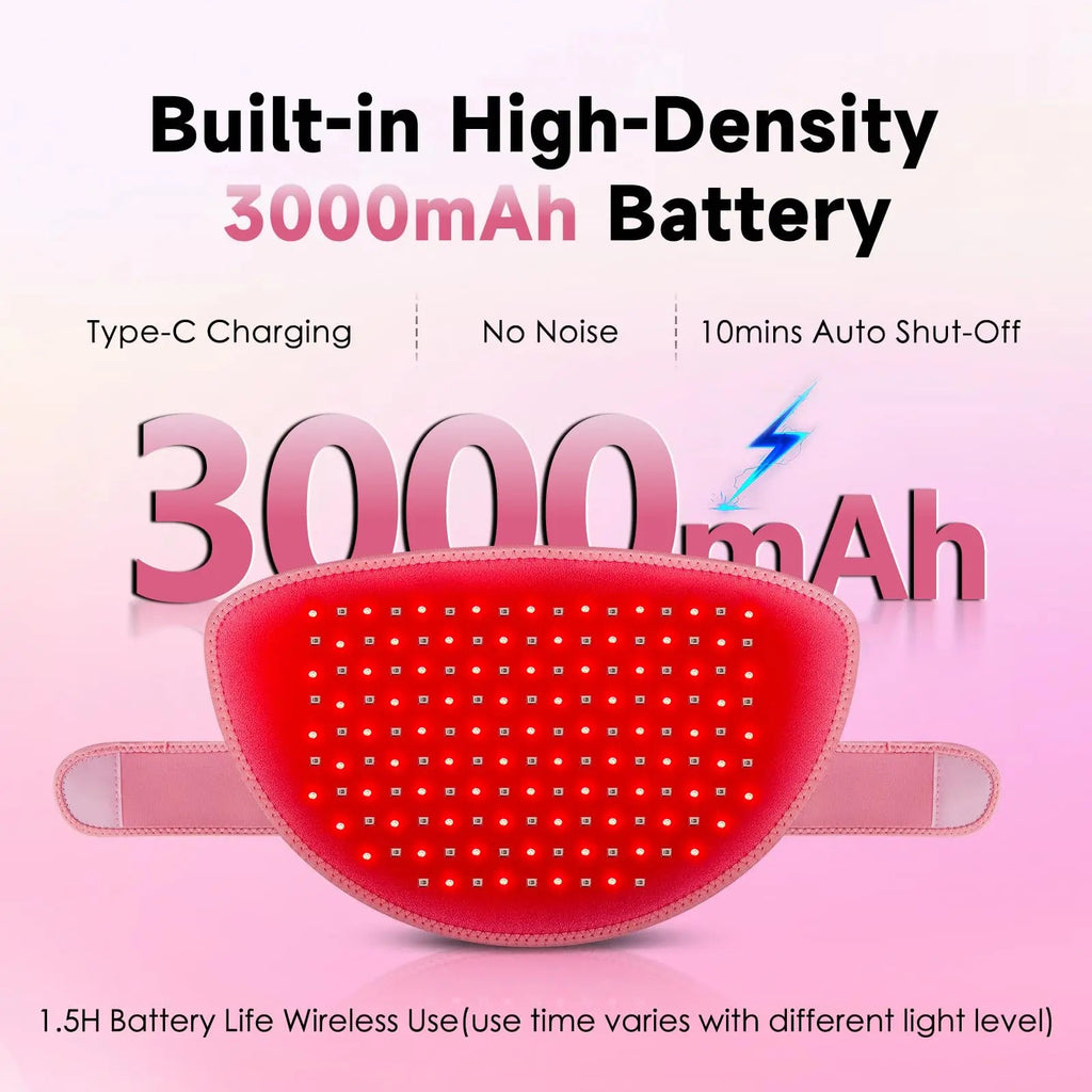 Red Light Therapy Belt Pad: Near Infrared Lamp Pain Relief 156 LEDs Wrap Body Heating Pads Astarexin Au supplements