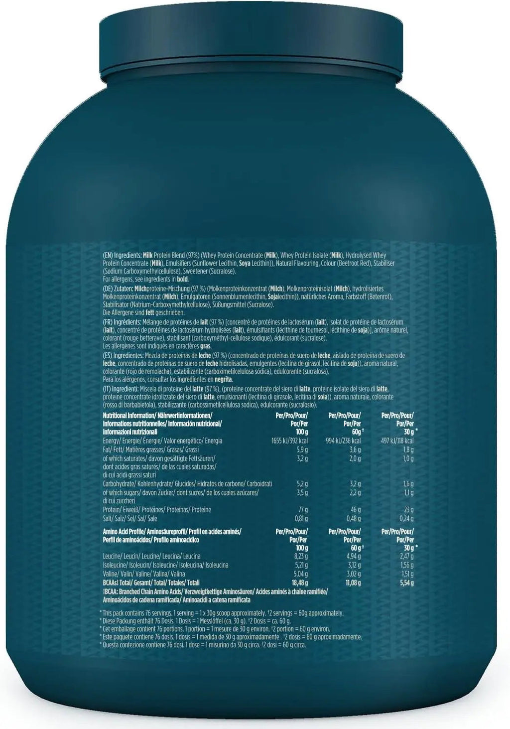 Kinetica Banana Whey Protein Powder | 2.27kg | 23g Protein per Serving | 76 Servings Kinetica Au supplements