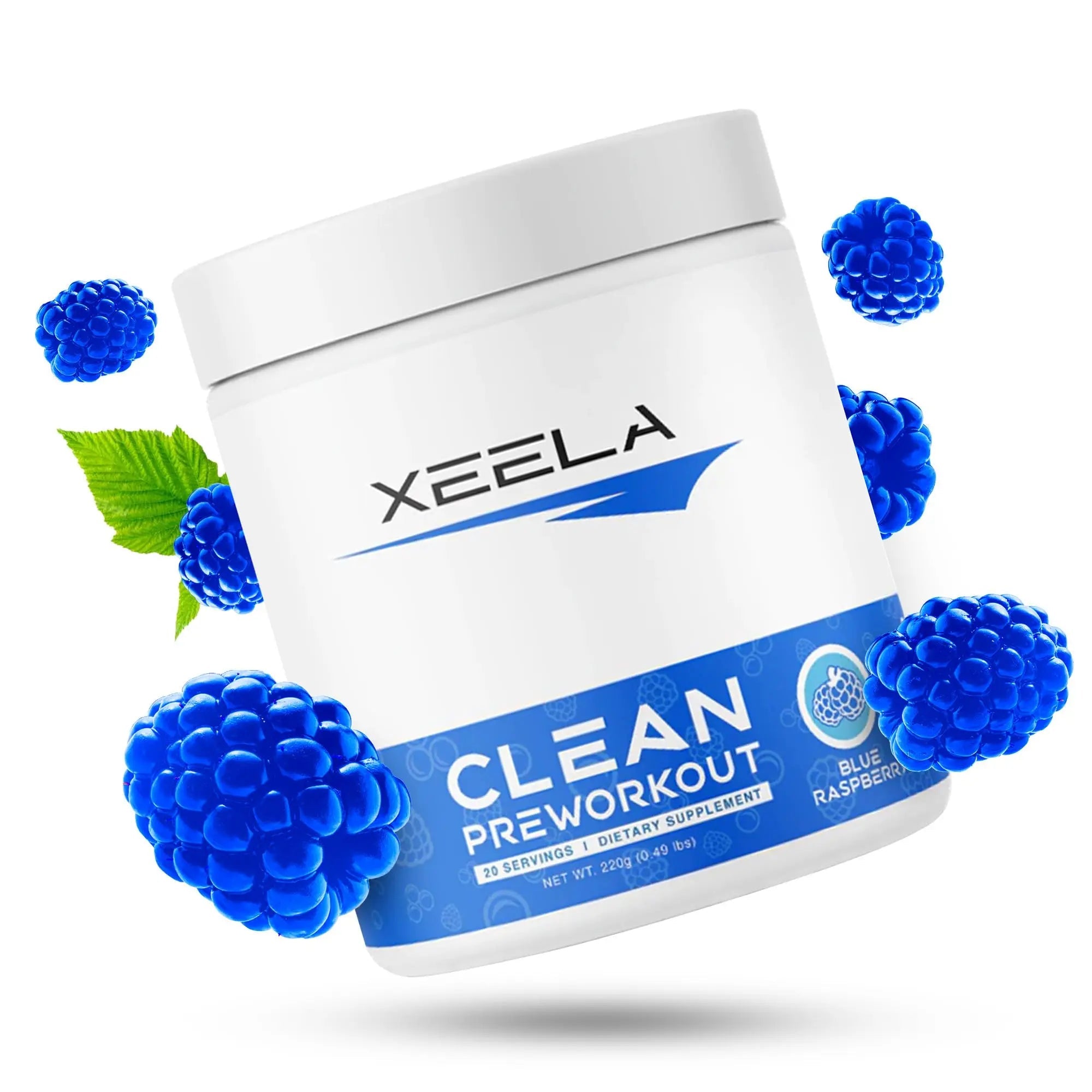 XEELA Organic Pre Workout Powder: Clean Preworkout for Men & Women, with Flavored XEELA Au supplements