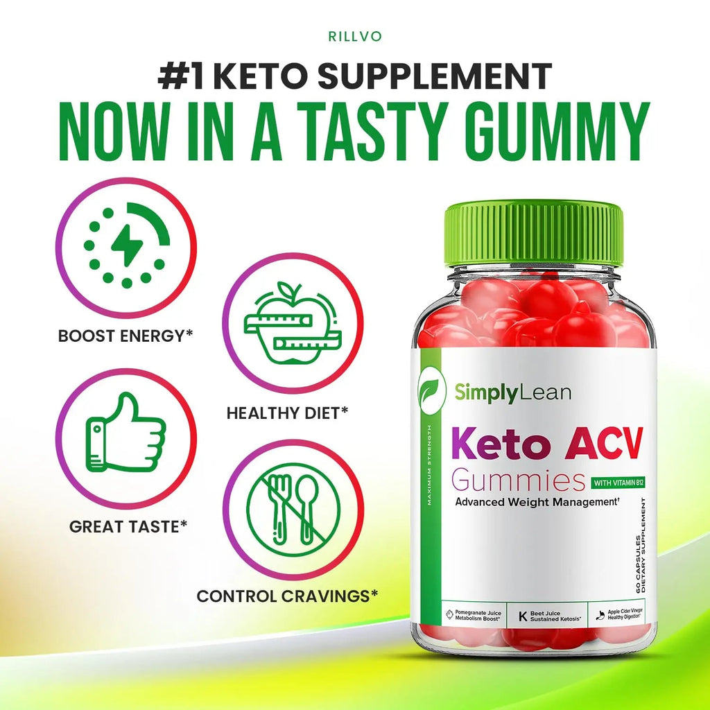 (5 Pack) Simply Lean Keto ACV Gummies - Official - Keto Simply Lean ACV Advanced Rillvo Au supplements