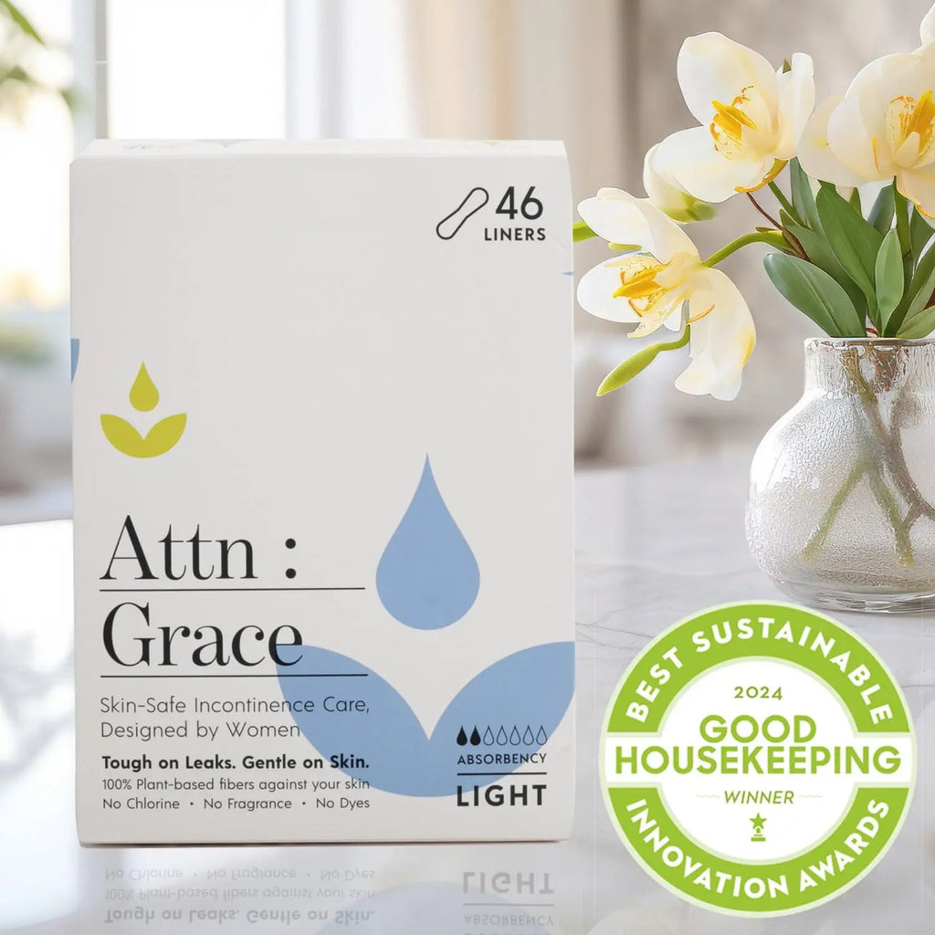 Attn: Grace Panty Liners for Women - 46 Liners – for Light Urinary Incontinence, Bladder Leakage ATTN : GRACE Au supplements