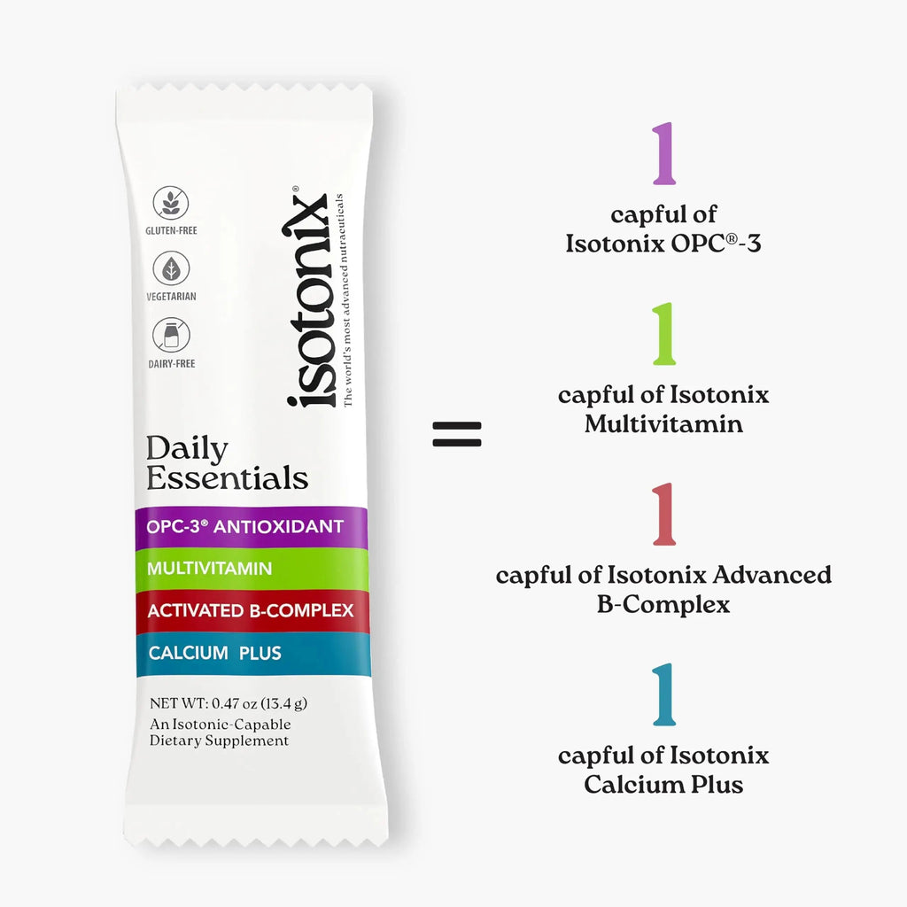 Isotonix® Daily Essentials Multivitamin Powder Packets – 4-in-1 Formula with Multivitamin, Activated B-Complex, Calcium Plus Isotonix Au supplements