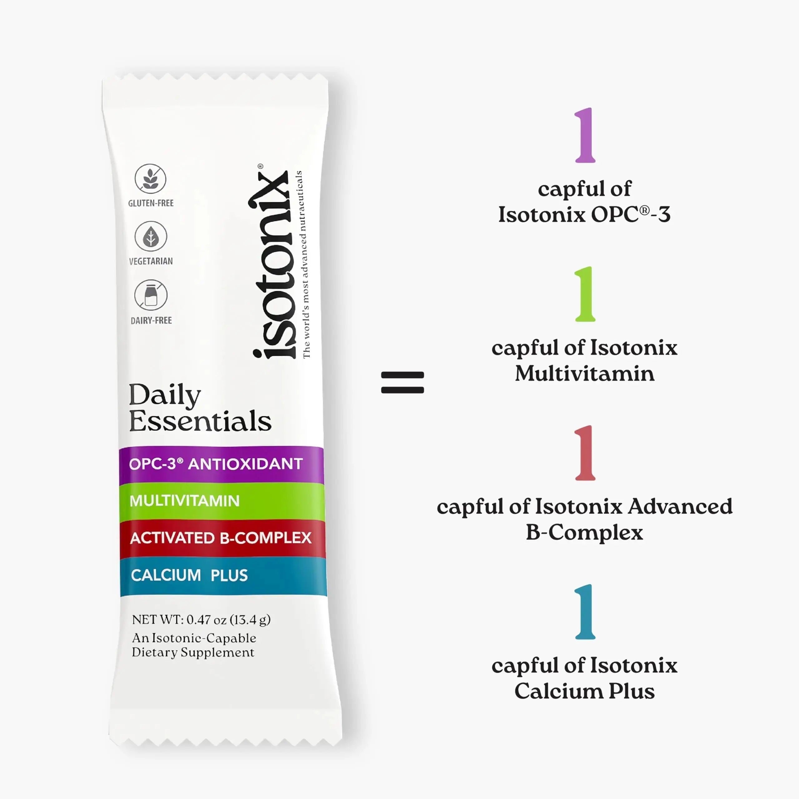 Isotonix® Daily Essentials Multivitamin Powder Packets – 4-in-1 Formula with Multivitamin, Activated B-Complex, Calcium Plus Isotonix Au supplements