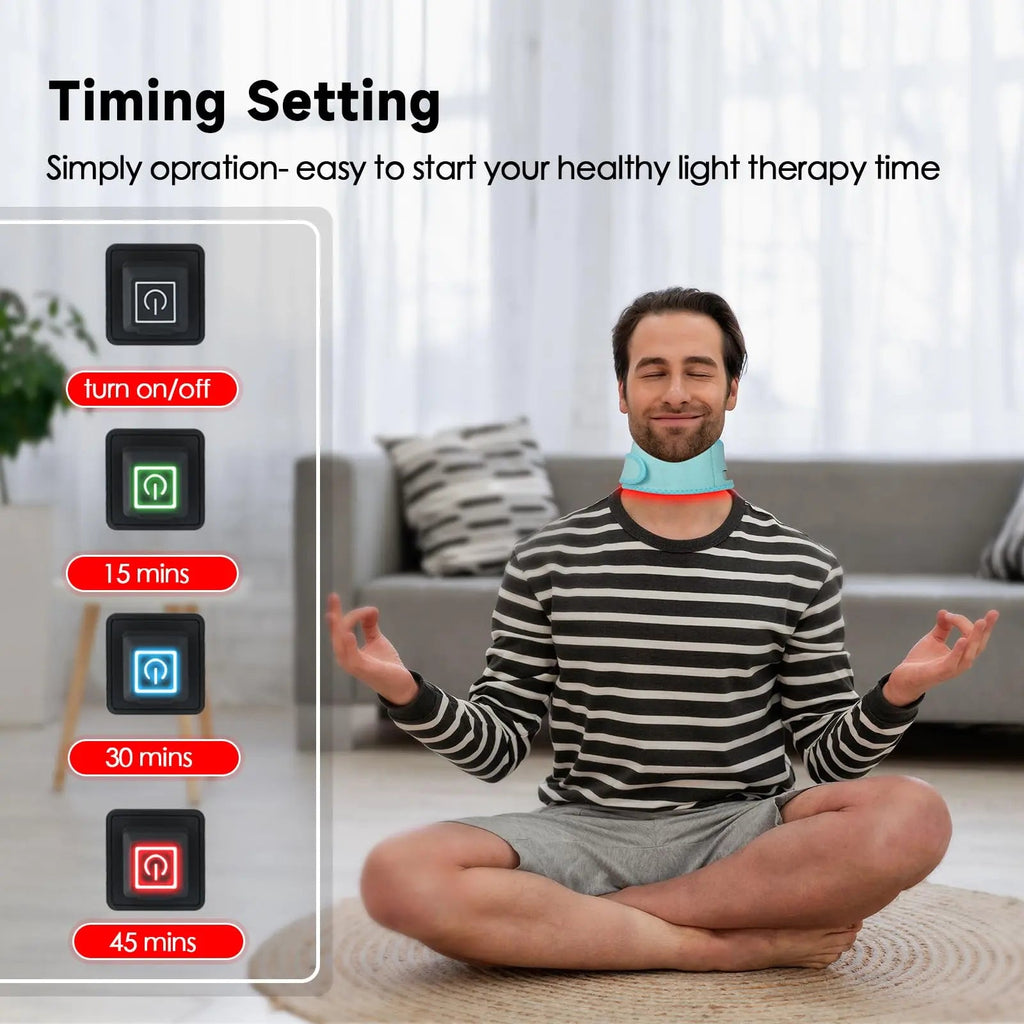 Red Light Therapy for Neck, Yasinaner Red Infrared Light Therapy Pad for Neck 660nm Red Light yasinaner Au supplements