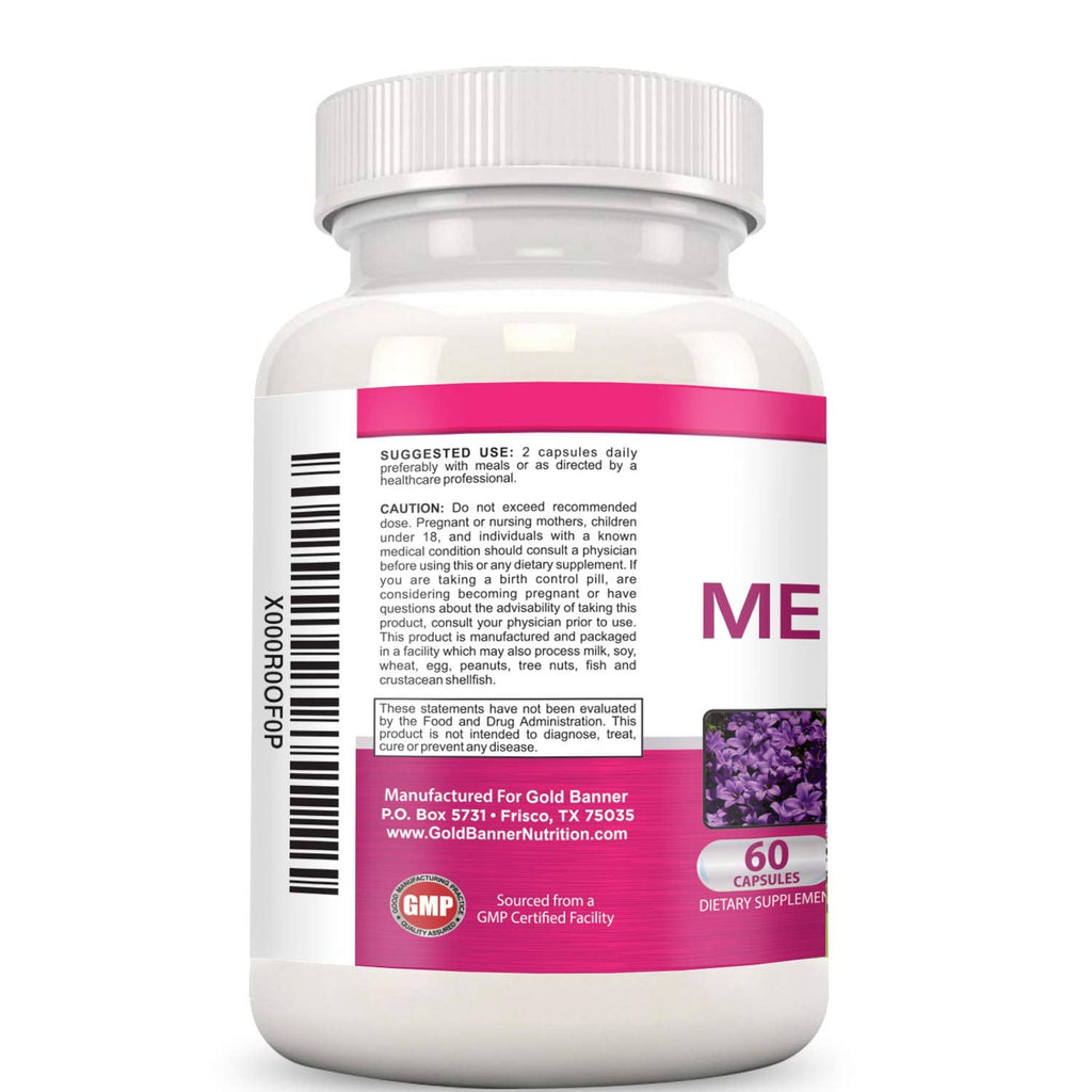 Advanced Menopause Support - Natural Female Hormonal Complex for Hot Flashes, Mood Swings & Vaginal Dryness - Black Cohosh, Soy Isoflavones & Herbal Extract Formula - Does Not Include Hormones Gold Banner Au supplements