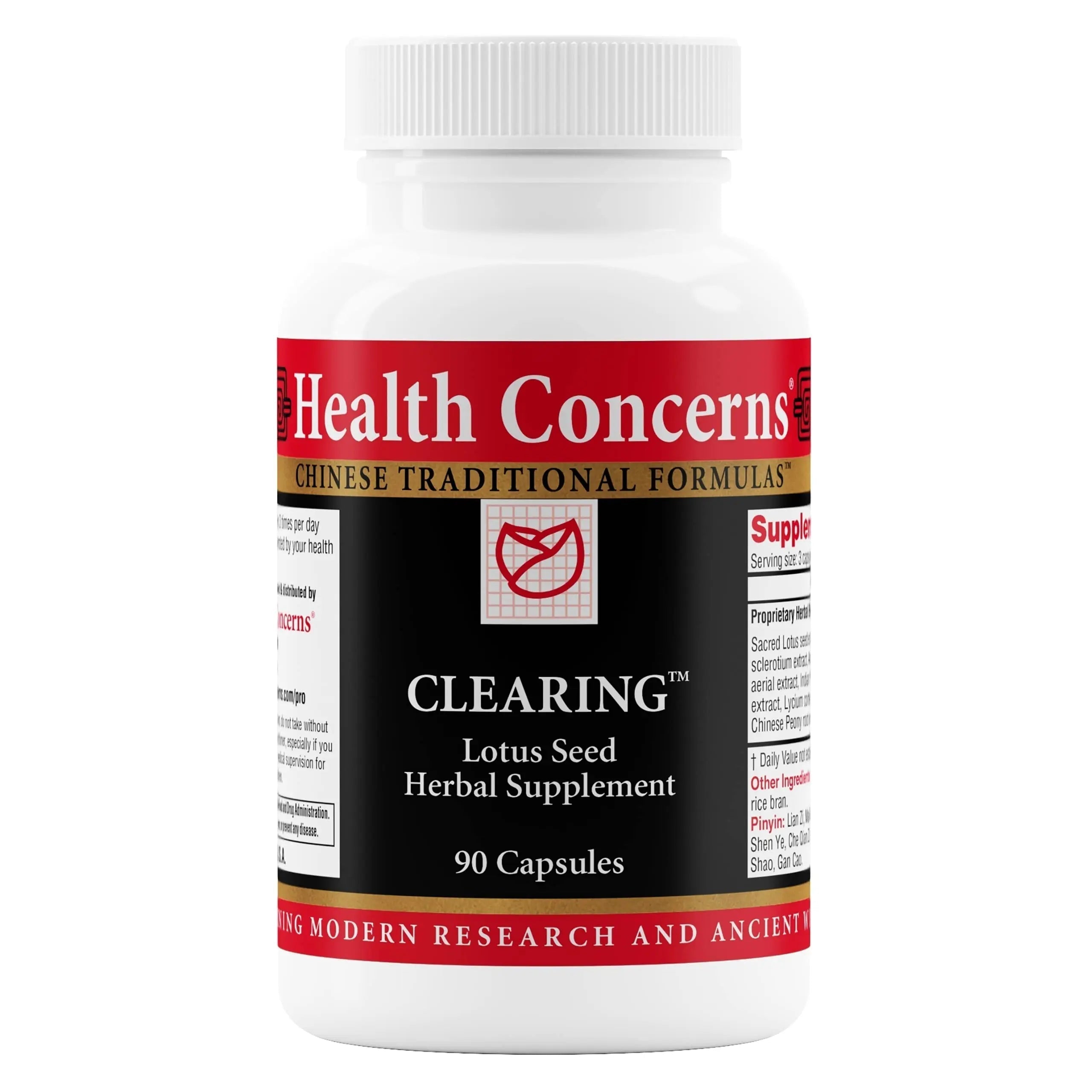 Health Concerns Clearing – Urinary Tract & Reproductive Health Support for Women – Lotus Seed Herbal Supplement – Detox, Vaginal Health, UTI Support – Traditional Chinese Formula – 90 Capsules Health Concerns Au supplements