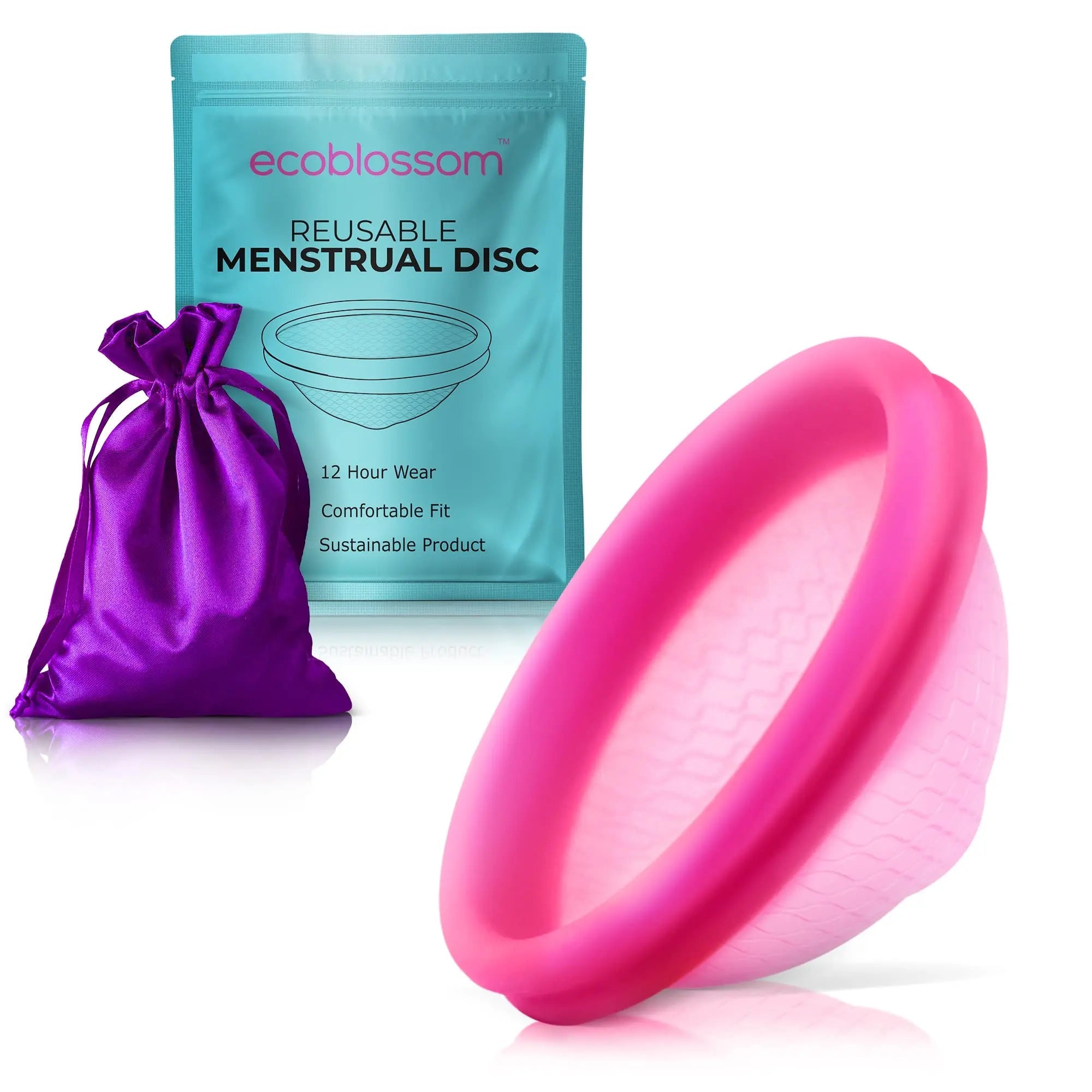 Ecoblossom Reusable Menstrual Disc - Large Menstrual Cup - Soft Period Disc for Women Designed EcoBlossom Au supplements