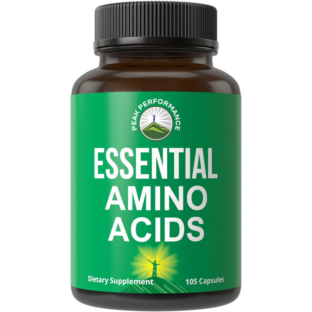 All 9 Essential Amino Acids Supplement. Capsules with 3X More Leucine for Muscle Recovery, Growth. EAA Supplement Better Than BCAA / BCAAS Branched Chain Aminos Acid.