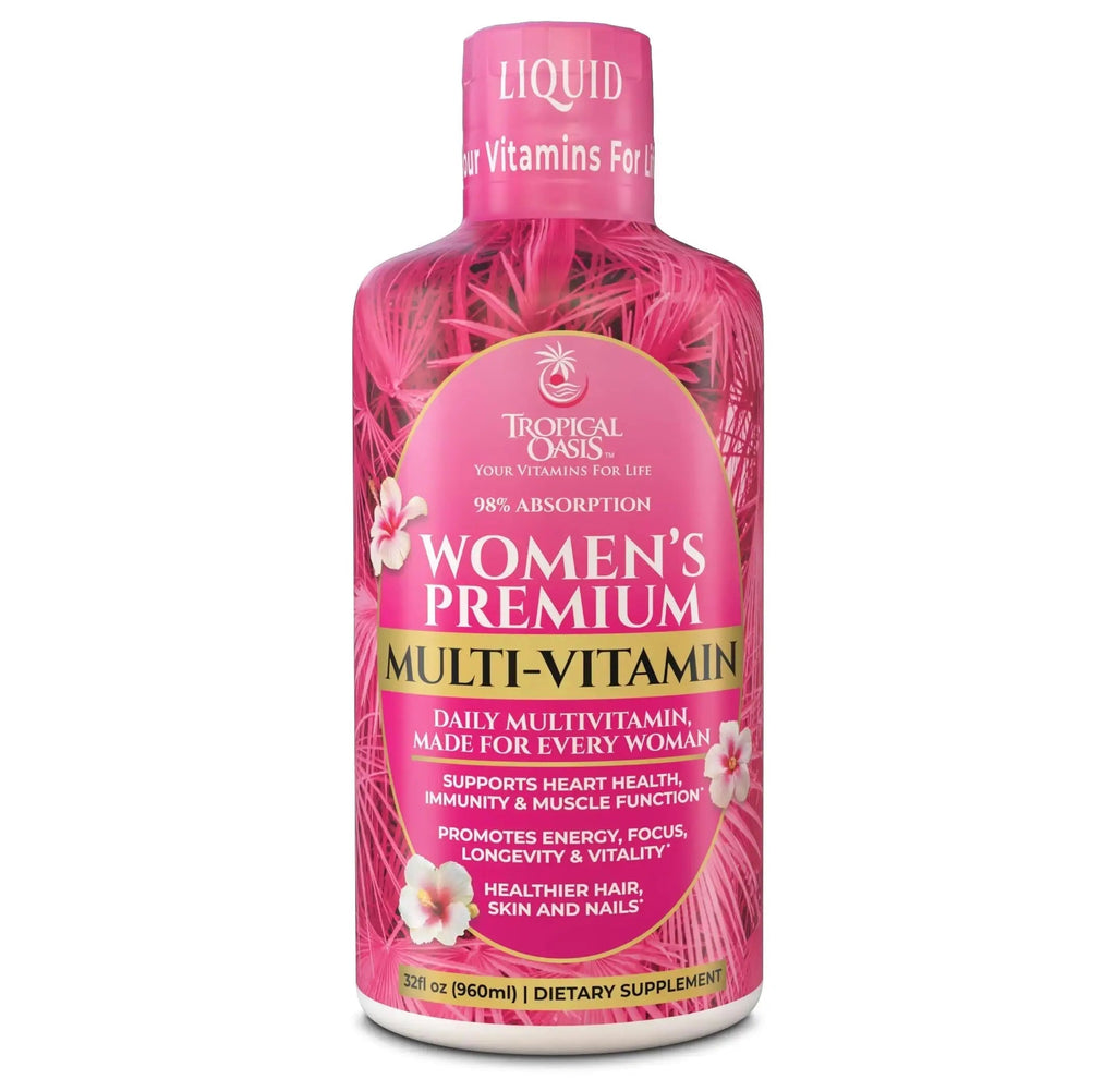 Premium Liquid Multivitamin for Women | Sugar Free Women’s Multivitamin | 100+ Vitamins, Minerals Tropical Oasis Au supplements
