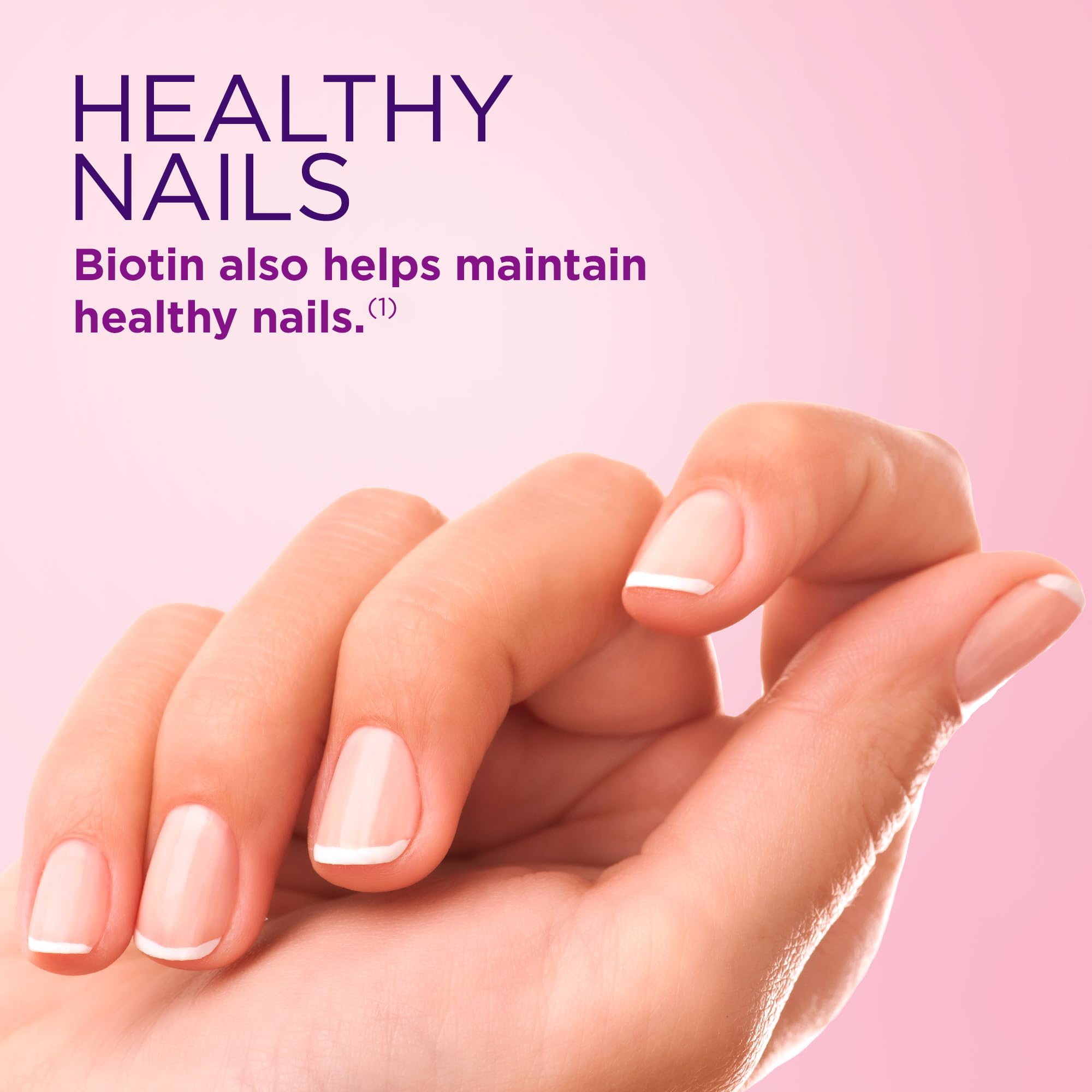Nature's Bounty Optimal Solutions Hair, Skin and Nails Gummies with Biotin, 2500 mcg, Strawberry Flavored, 200 Count, 100 Total Servings Nature's Bounty Au supplements