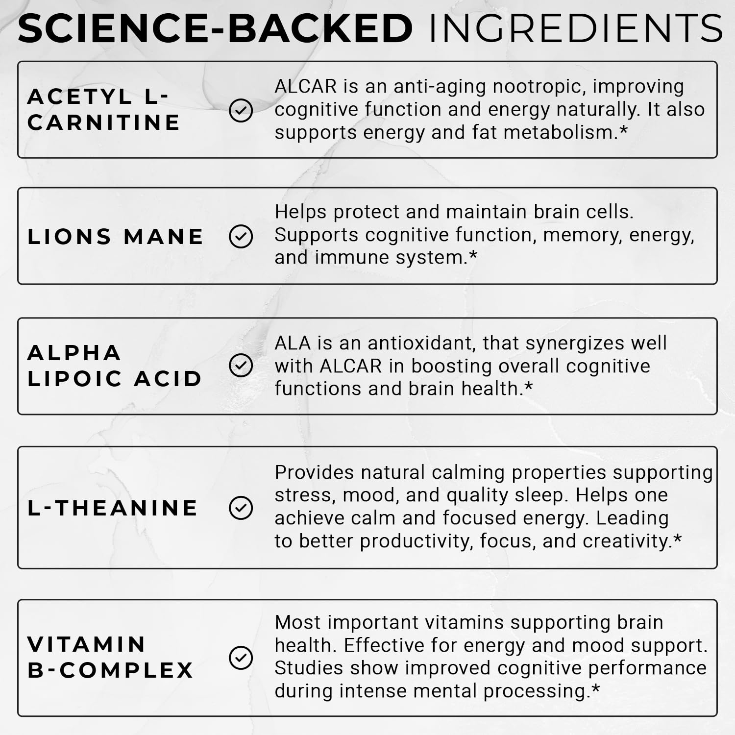 Elite Brain - Nootropic Supplement for Focus, Memory & Mental Clarity – Caffeine-Free Natural Energy with Lion’s Mane, L-Theanine & Vitamin B Complex (60 Capsules) ACEWORKZ Au supplements
