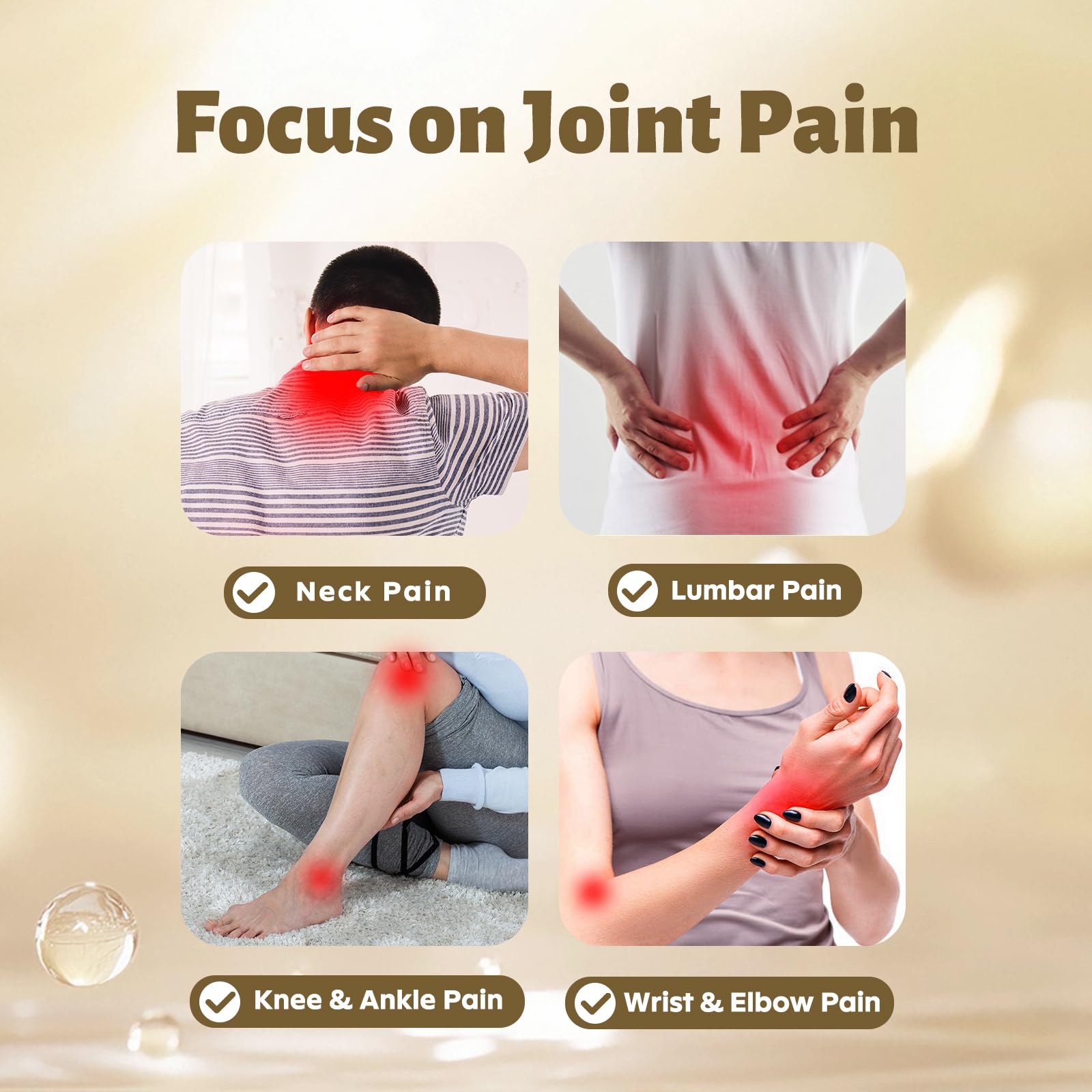 DR. CROWN Joints Health Suppplement, Glucosamine Chondroitin MSM - Joint Support Supplement for Women and Men with Turmeric, MSM &Boswellia, for Cartilage, Joint Health and Flexibility - 120 Capsules DR. CROWN Au supplements