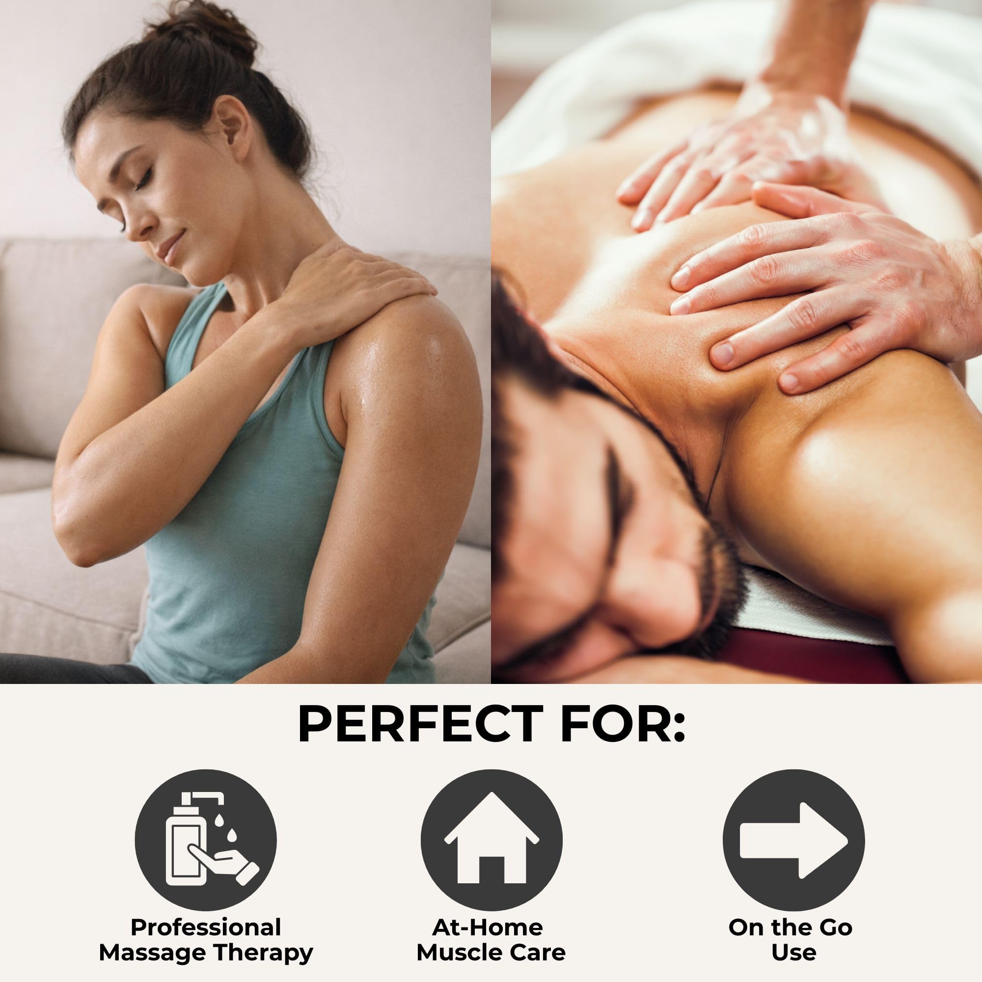 Prossage Heat Warming Relief Massage Oil for Therapuetic Massages, Deep Tissue Massages, and Aromatherapy, Topical Reliever, 8 Ounce Bottle THERABAND Au supplements