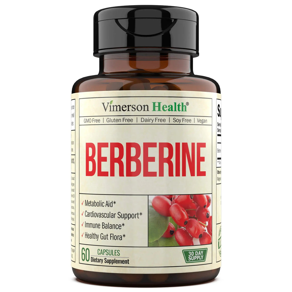 Vimerson Health Berberine Supplement with 3rd Party Tested Berberine 1200mg Per Serving Vimerson Health Au supplements