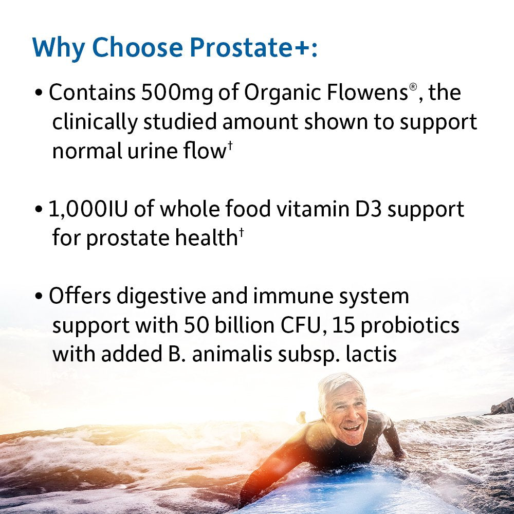 Garden of Life Dr. Formulated Probiotics Prostate+ - Acidophilus and Probiotic Supports Healthy Prostate and Digestive Balance - Shelf Stable