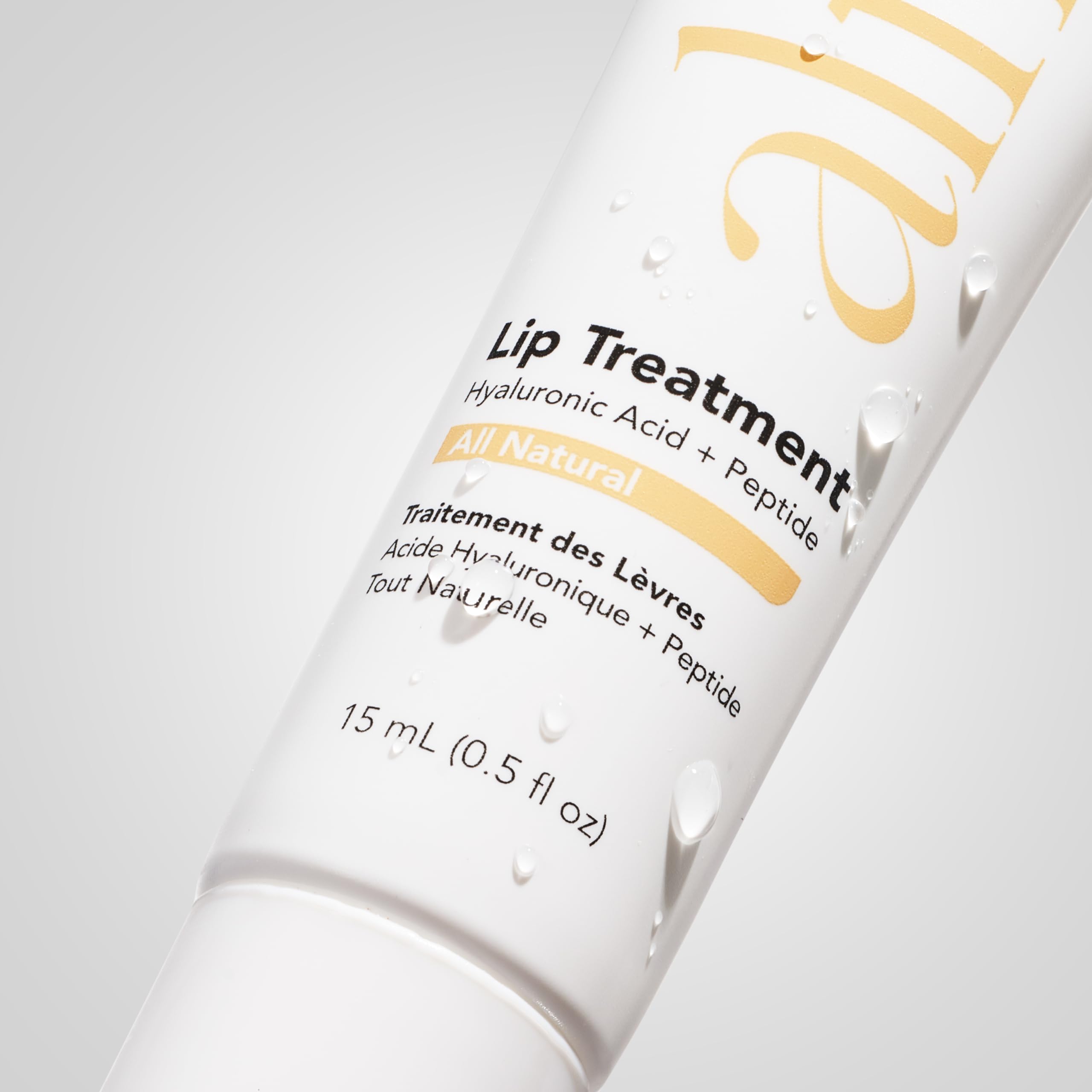 Alfie Hyaluronic Acid Lip Booster -Natural Flavor -15ml/0.5 Fl. Oz -Peptide Lip Treatment