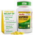 TIME-Cap Labs 500 Tablets Low Dose Aspirin 81mg Enteric Coated - NSAID Pain Reliever & Fever Reducer for Adults, Helps with Minor Aches, Headaches, Muscle Pain, Toothaches, and Joint Discomfort TIME-CAP LABS, INC. Au supplements