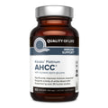Quality of Life Premium Kinoko Platinum AHCC Herbal Supplement, 750mg per Capsule, for Immune Support, Liver Function, Maintains Natural Killer Cell Activity