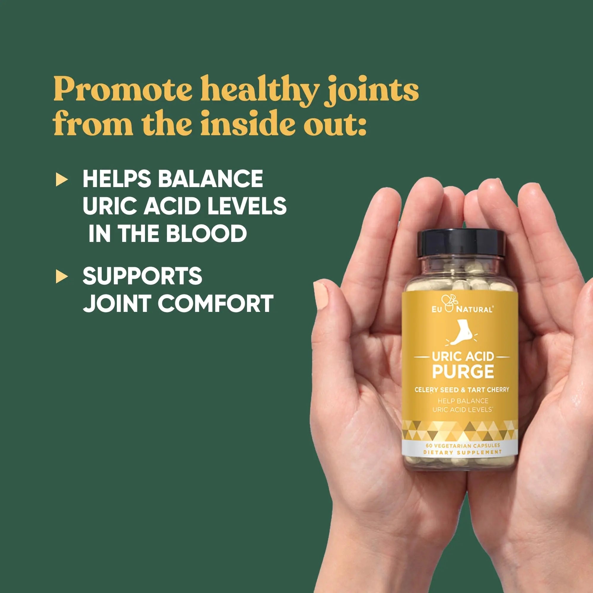 Purge! Uric Acid Flush – Eat & Drink What You Want – Detox and Cleanse with Celery Seed Extract Eu Natural Au supplements