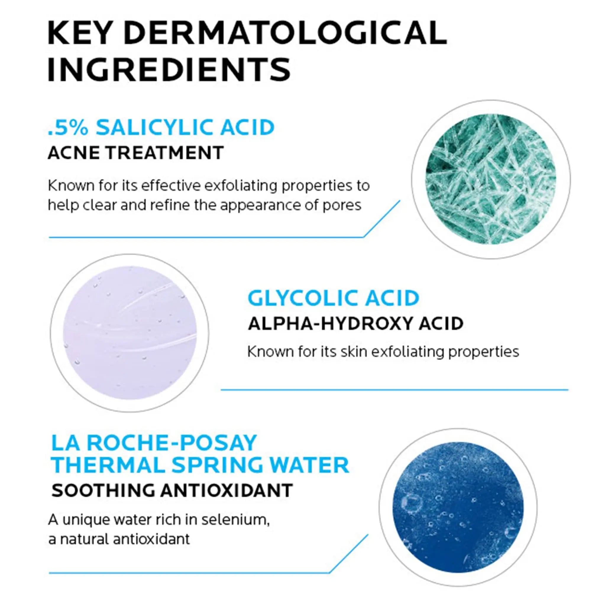 La Roche-Posay Effaclar Clarifying Solution Acne Toner with Salicylic Acid and Glycolic Acid La Roche-Posay Au supplements