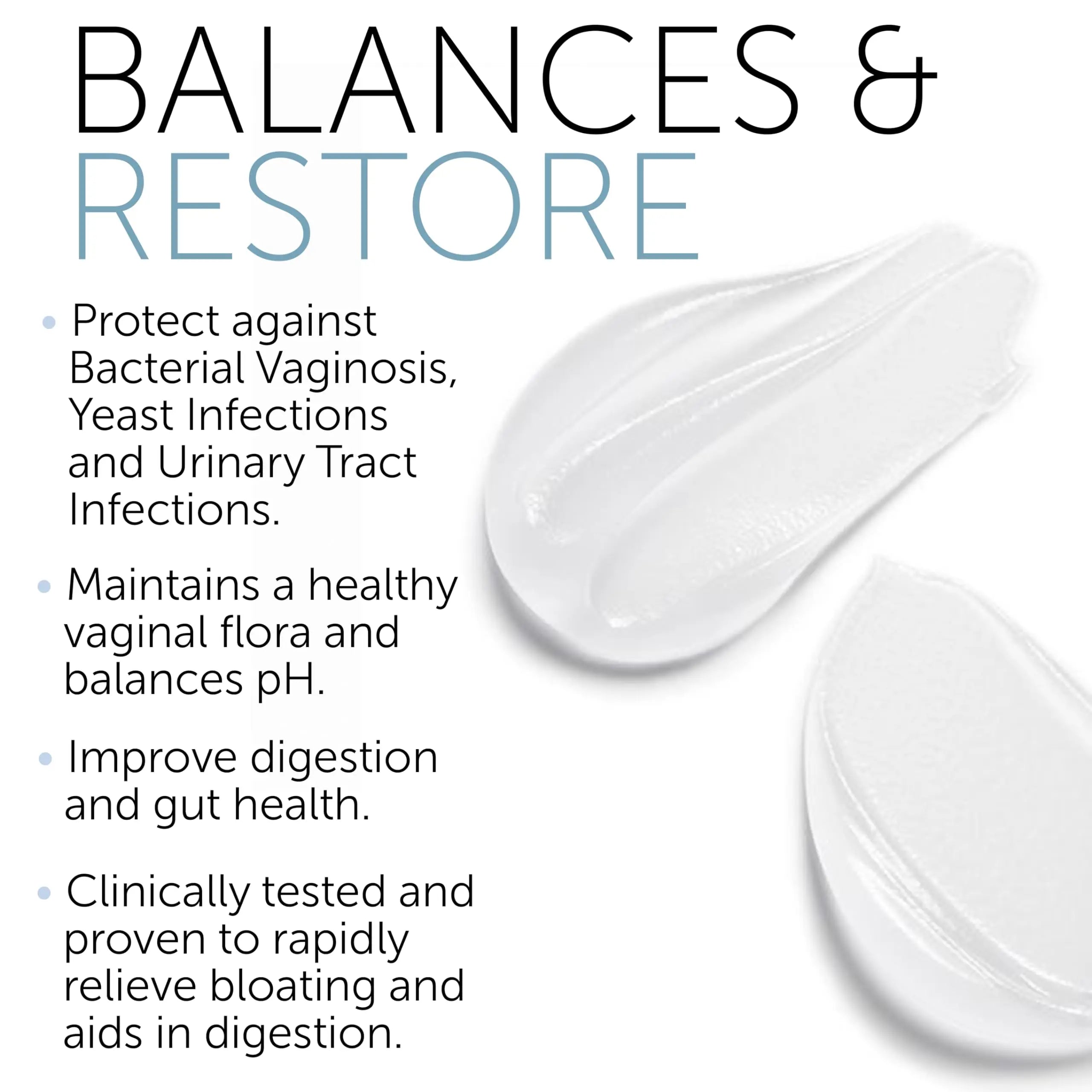 Vaginal Probiotic Gel | Yeast Infection & BV Treatment for Women | for Vaginal Odor Elimination Terramed Just Think Comfort Au supplements