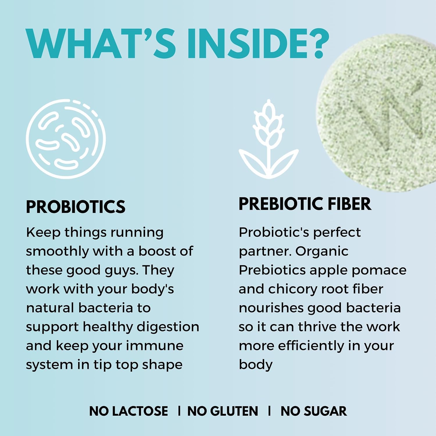 Wellbeing Nutrition Daily Probiotics + Prebiotics | Improve Metabolism, Acidity Relief, Digestion & Gut Health | 18 Billion CFU Organic Probiotics Supplement