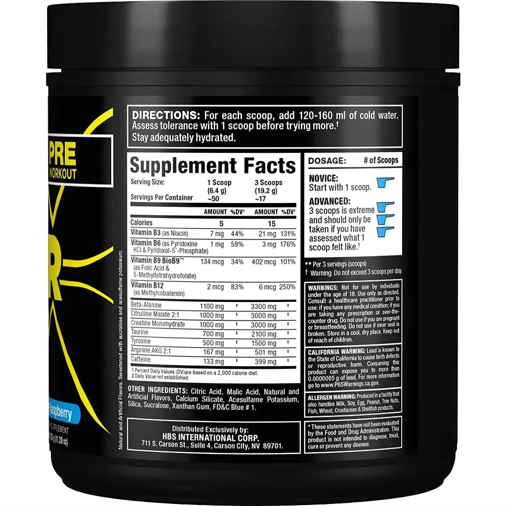 ALLMAX IGNITER Sport, Blue Raspberry - 330 g - Pre-Workout Formula - with Caffeine ALLMAX Nutrition Au supplements