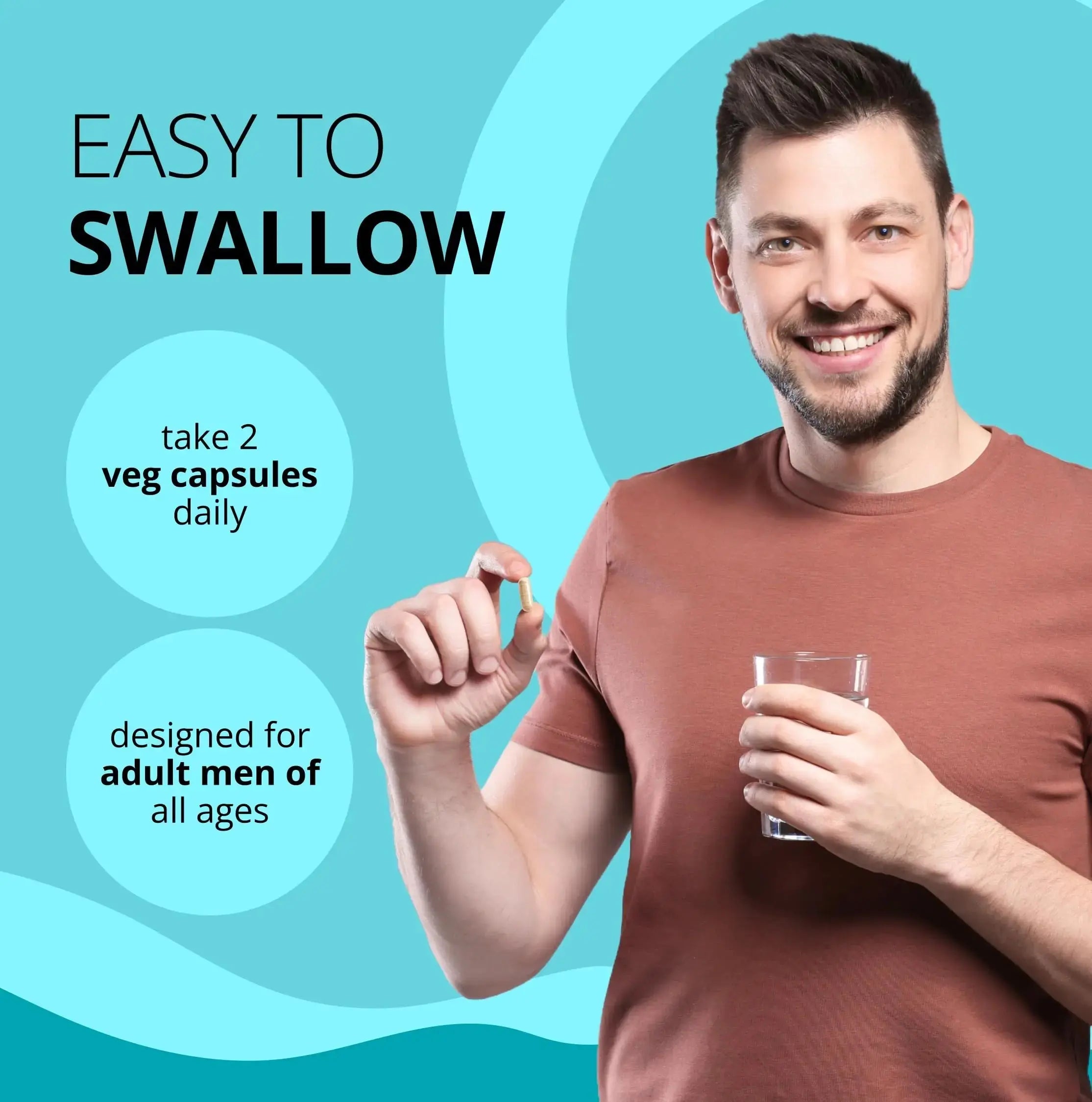 Stellar Labs Men's Low FODMAP Vegan Daily Multivitamin, No Iron | Easy On Sensitive Stomachs, Easy to Swallow Vitamins | Stellar Labs Au supplements