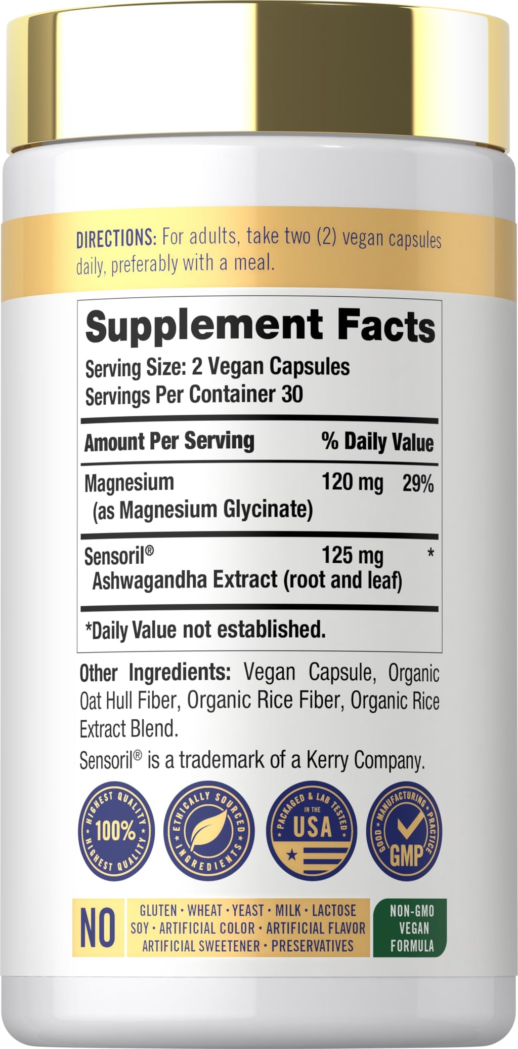 Carlyle Cortisol Supplement | 60 Vegan Capsules | Ashwagandha & Magnesium Complex | Non-GMO, Gluten Free Carlyle Au supplements