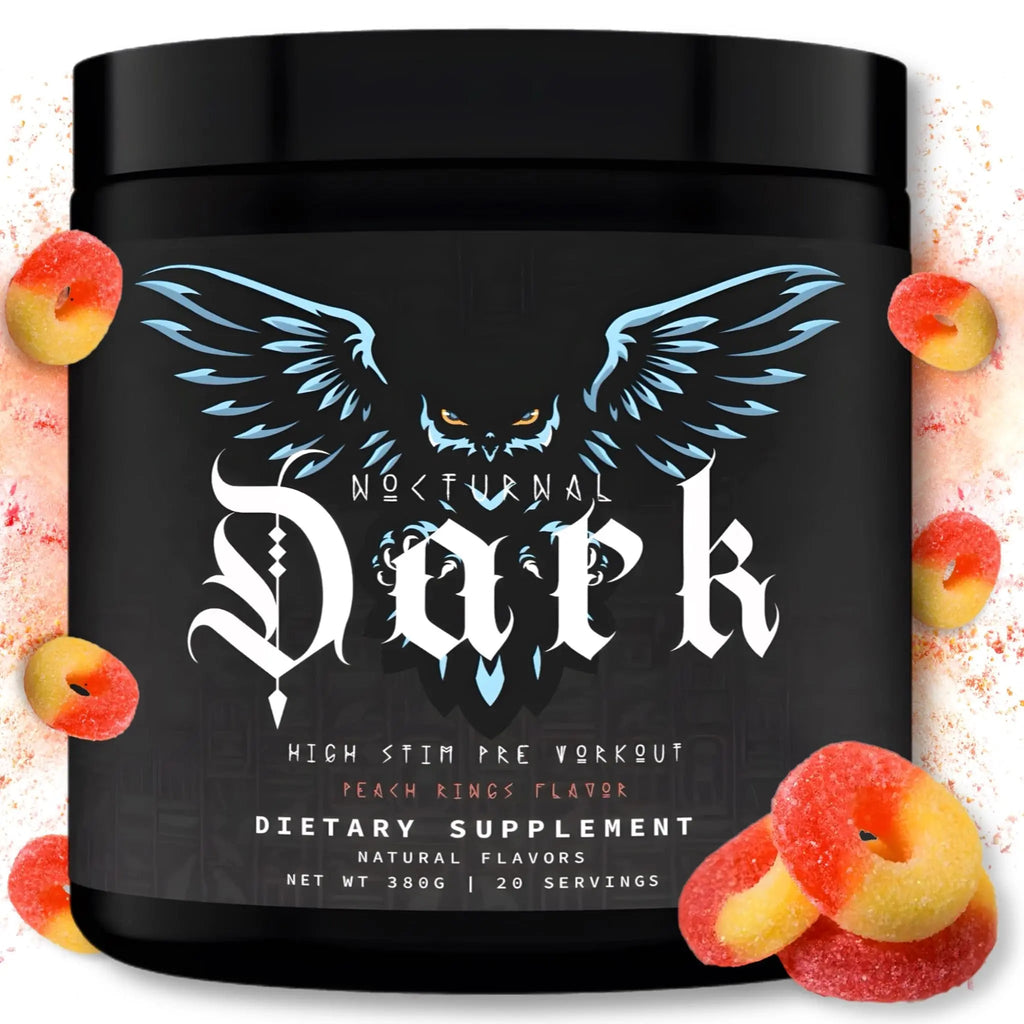 Nocturnal Labz Dark High Stim Pre Workout Powder | Potent Pre-workout Formula for Men Nocturnal Au supplements